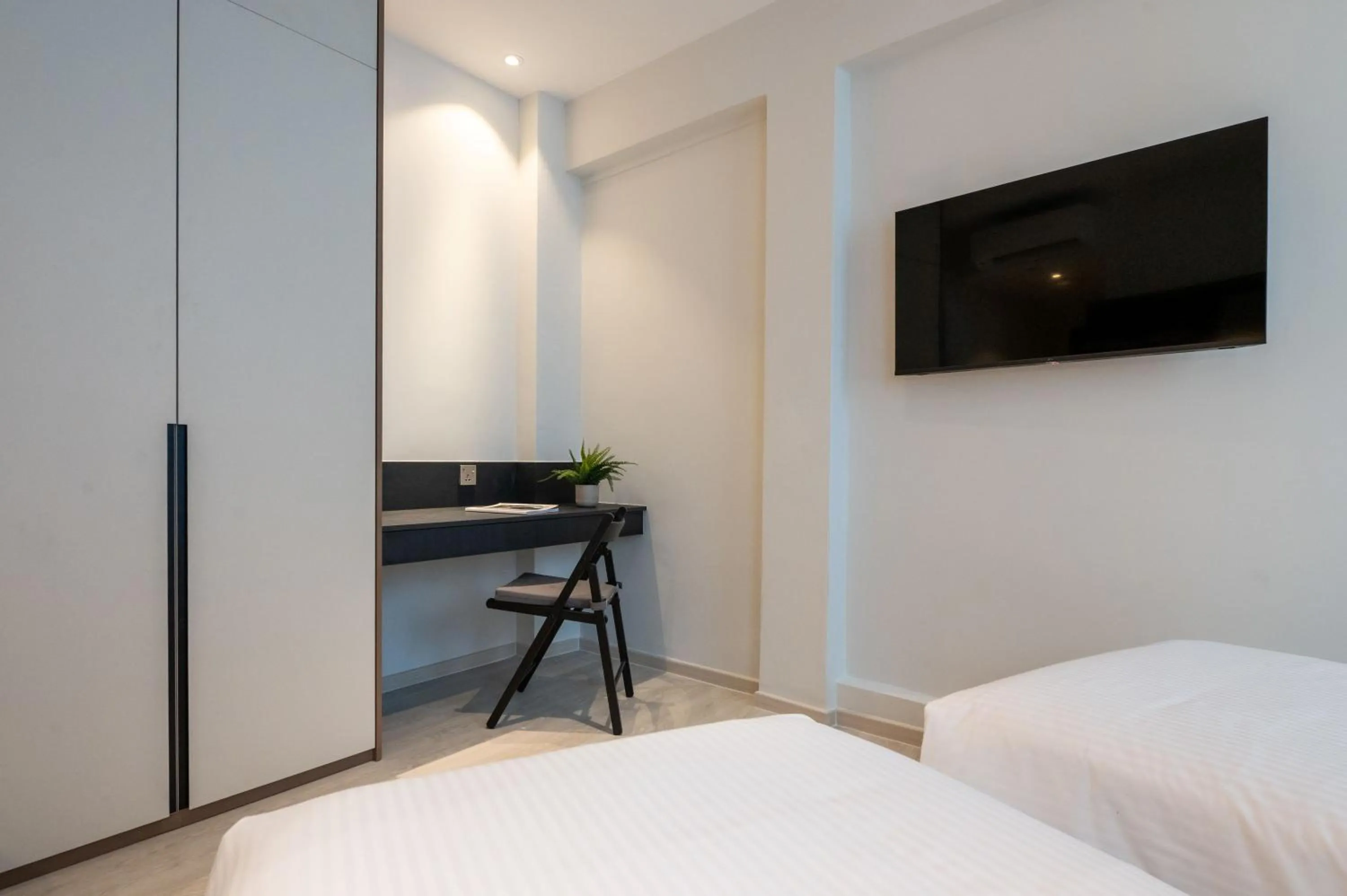 Bed in Habyt Studios at Novena