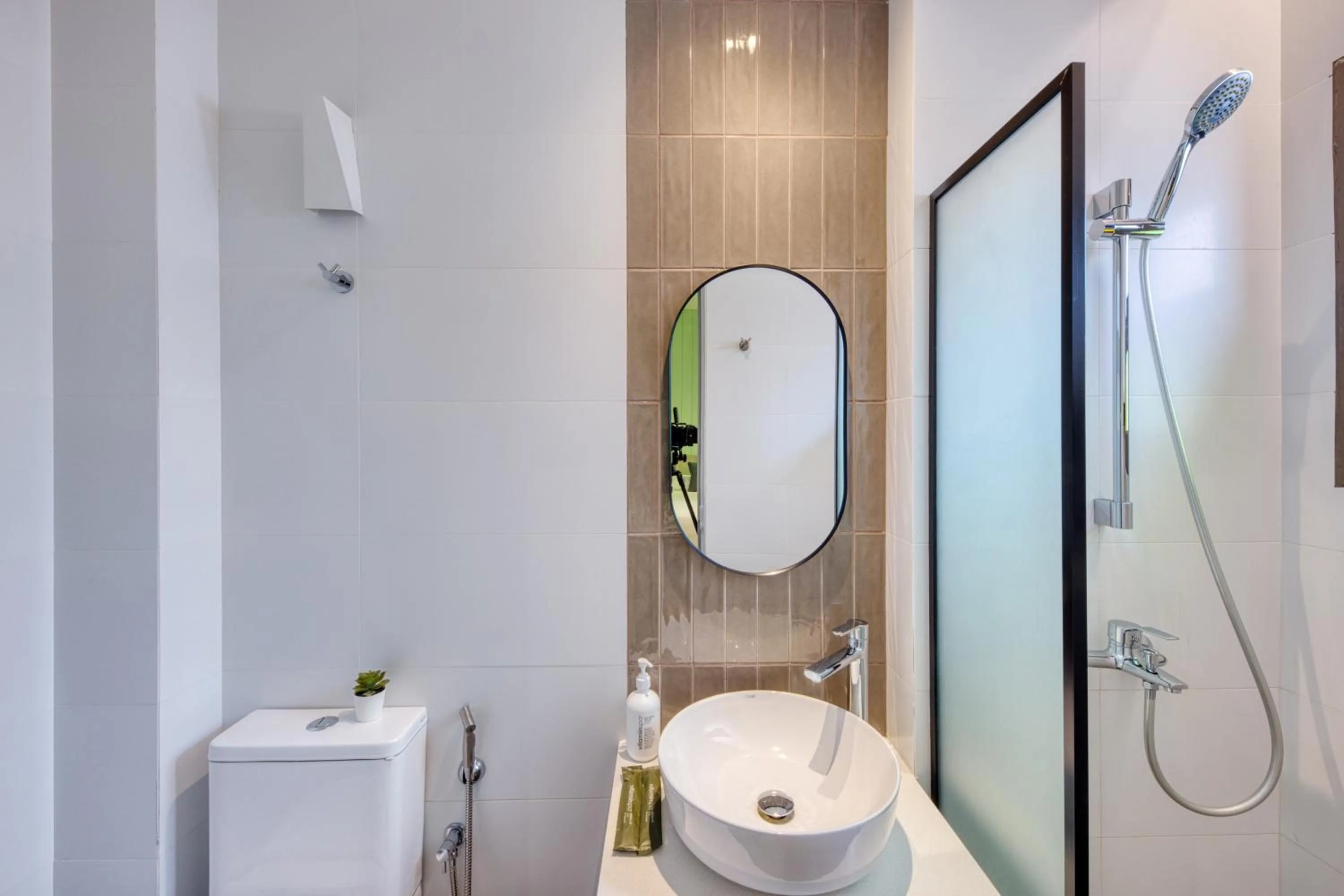 Shower in Habyt Studios Kallang