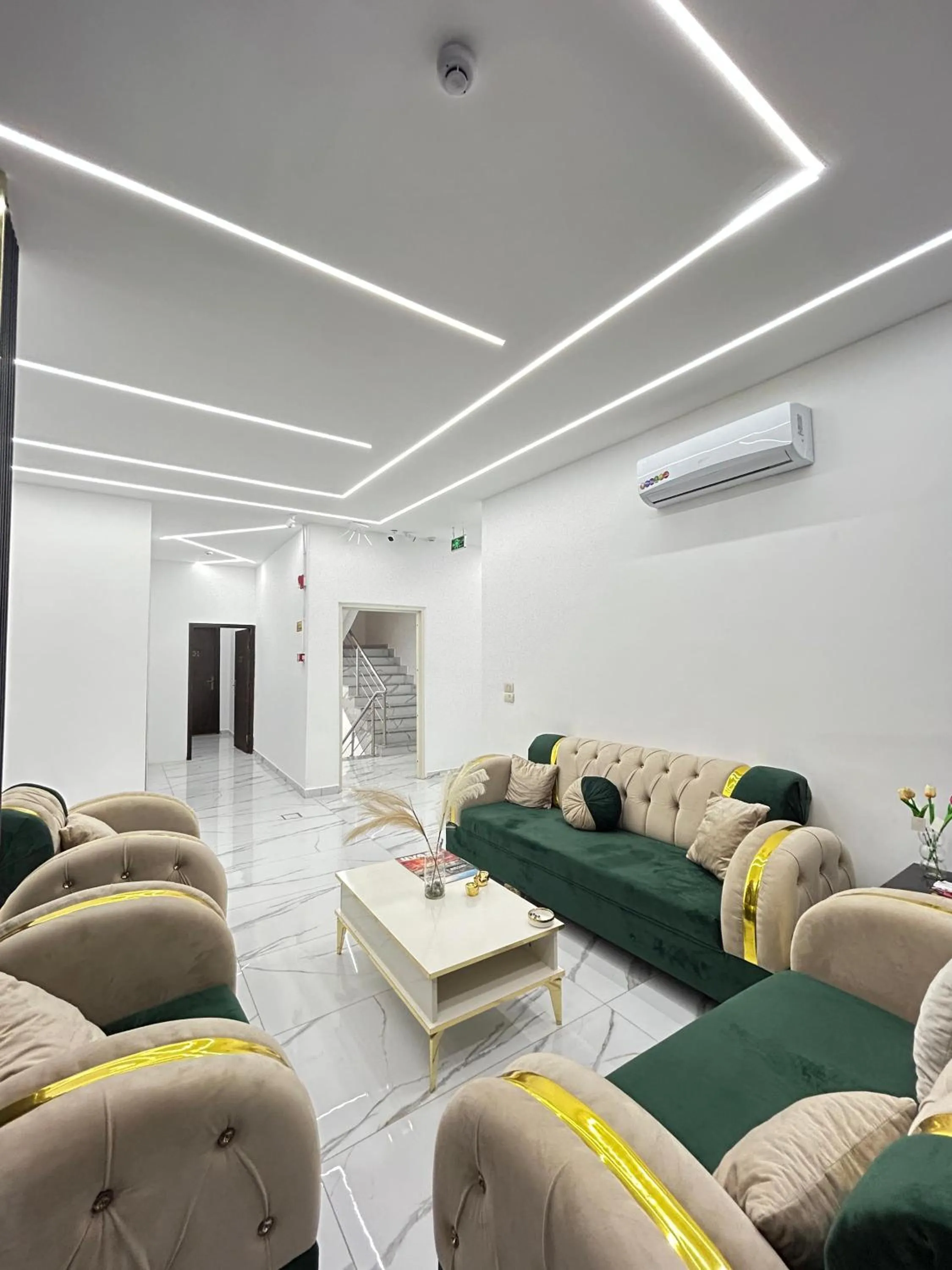 Seating area in Jerash Hotel