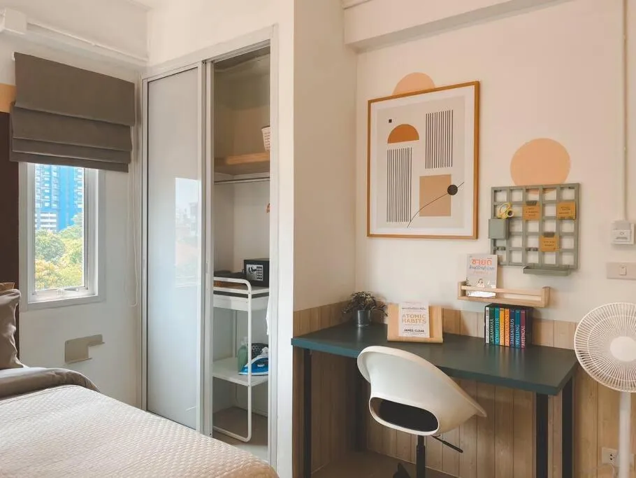 Bed in The Giftown Bangkok, Talat Phlu