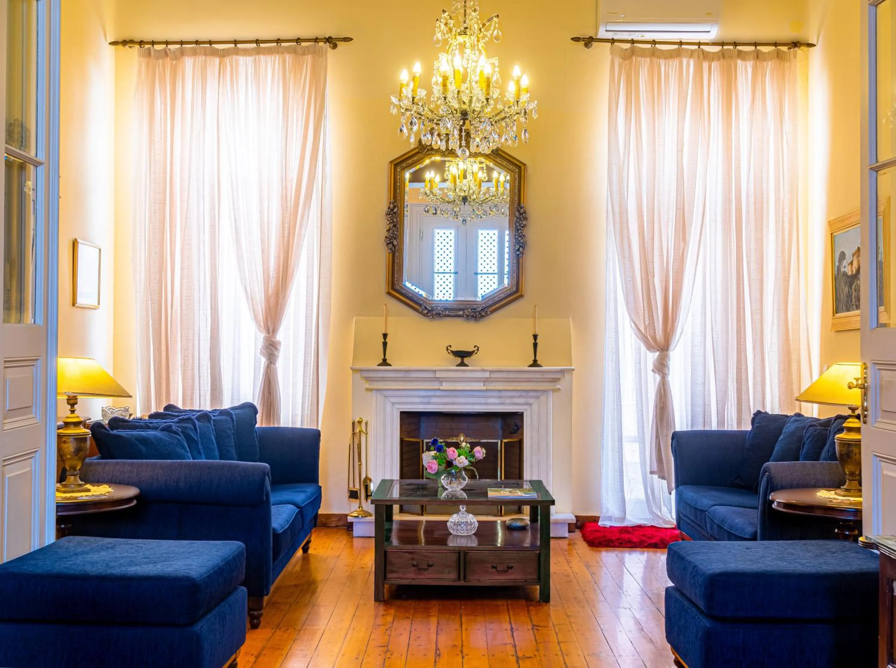 Living room in Archontiko Eleni Hotel