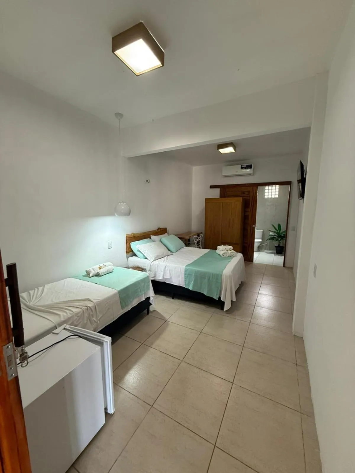 Bed in Hotel Pousada 360