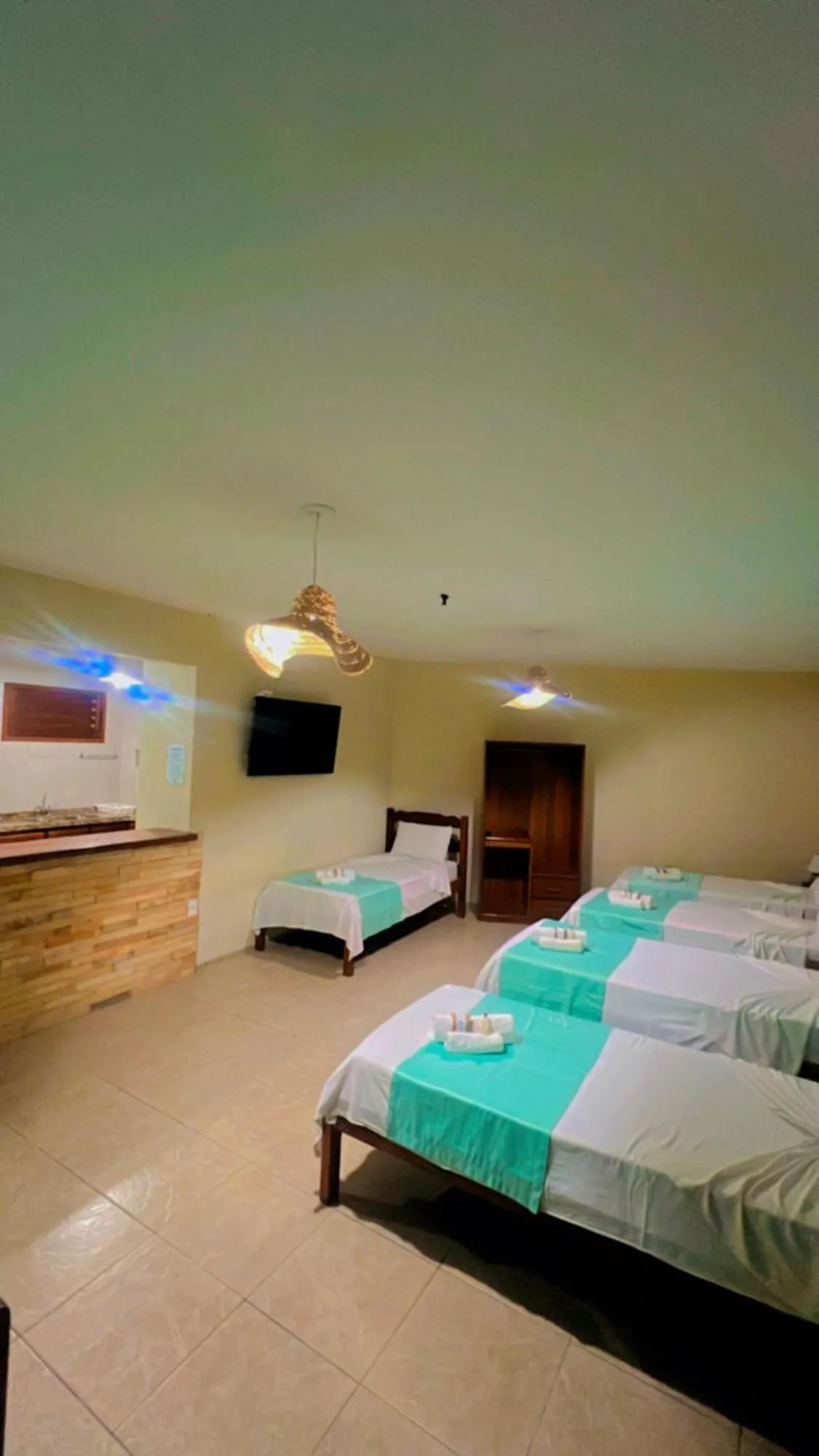 Bed in Hotel Pousada 360