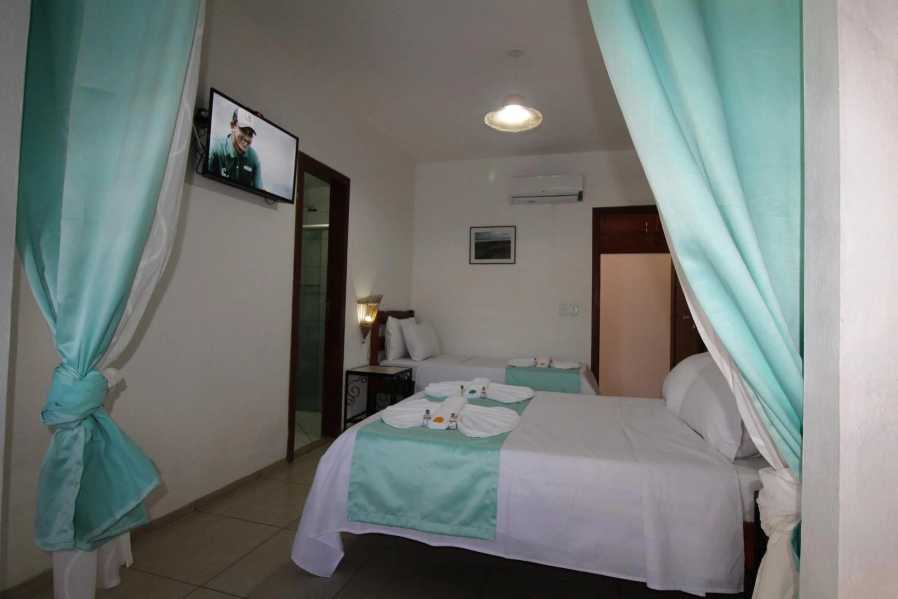 Bed in Hotel Pousada 360