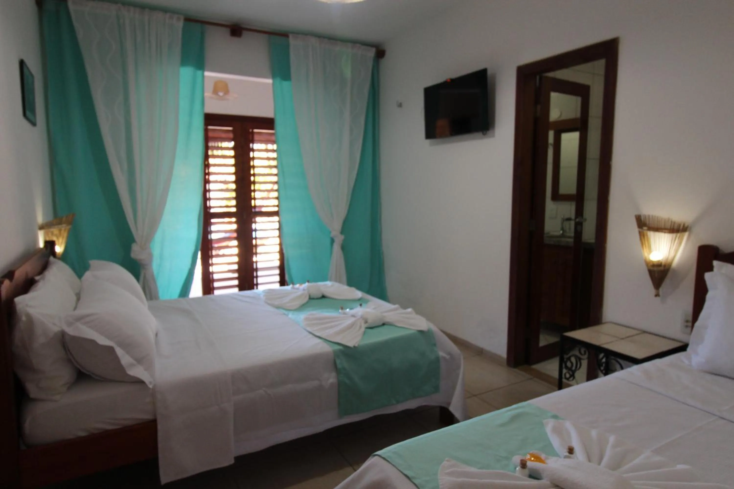 Bed in Hotel Pousada 360