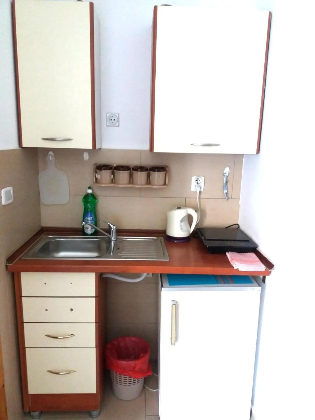 Kitchen or kitchenette in Mirko Apartments Budva
