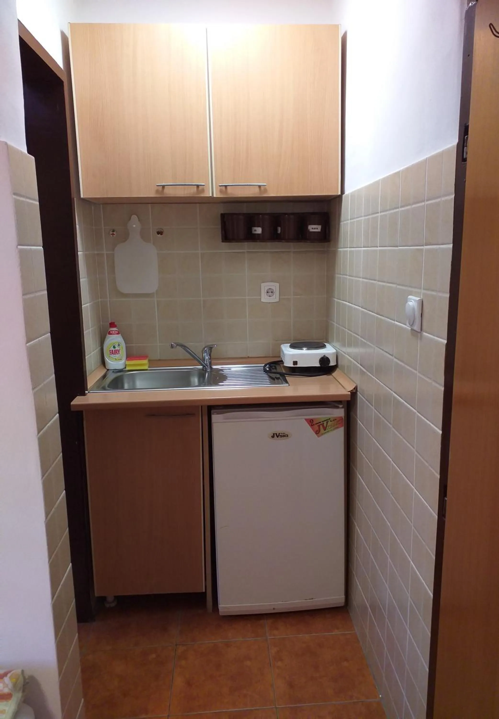 Kitchen or kitchenette in Mirko Apartments Budva
