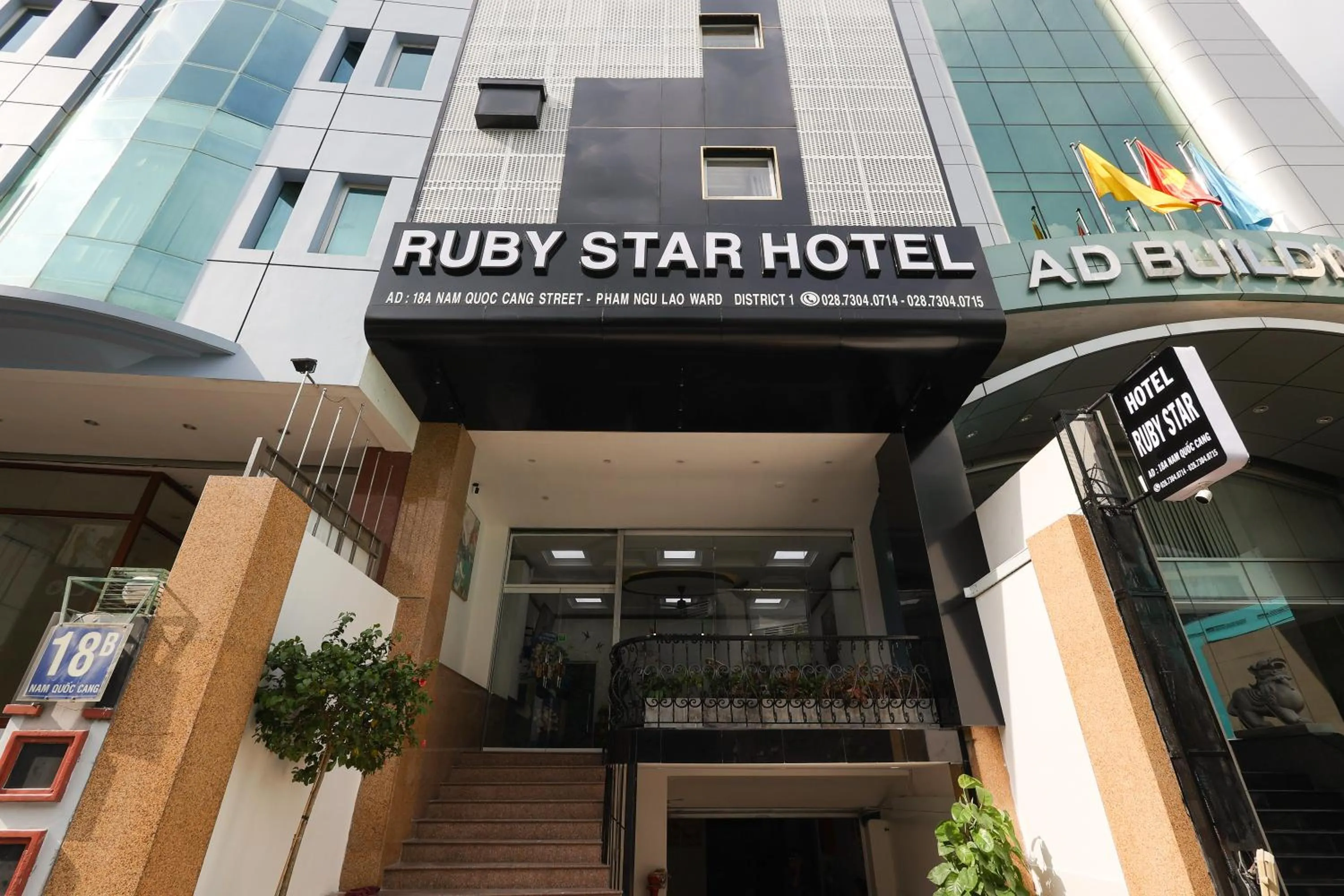 Property building in Ruby Star Hotel Nam Quoc Cang
