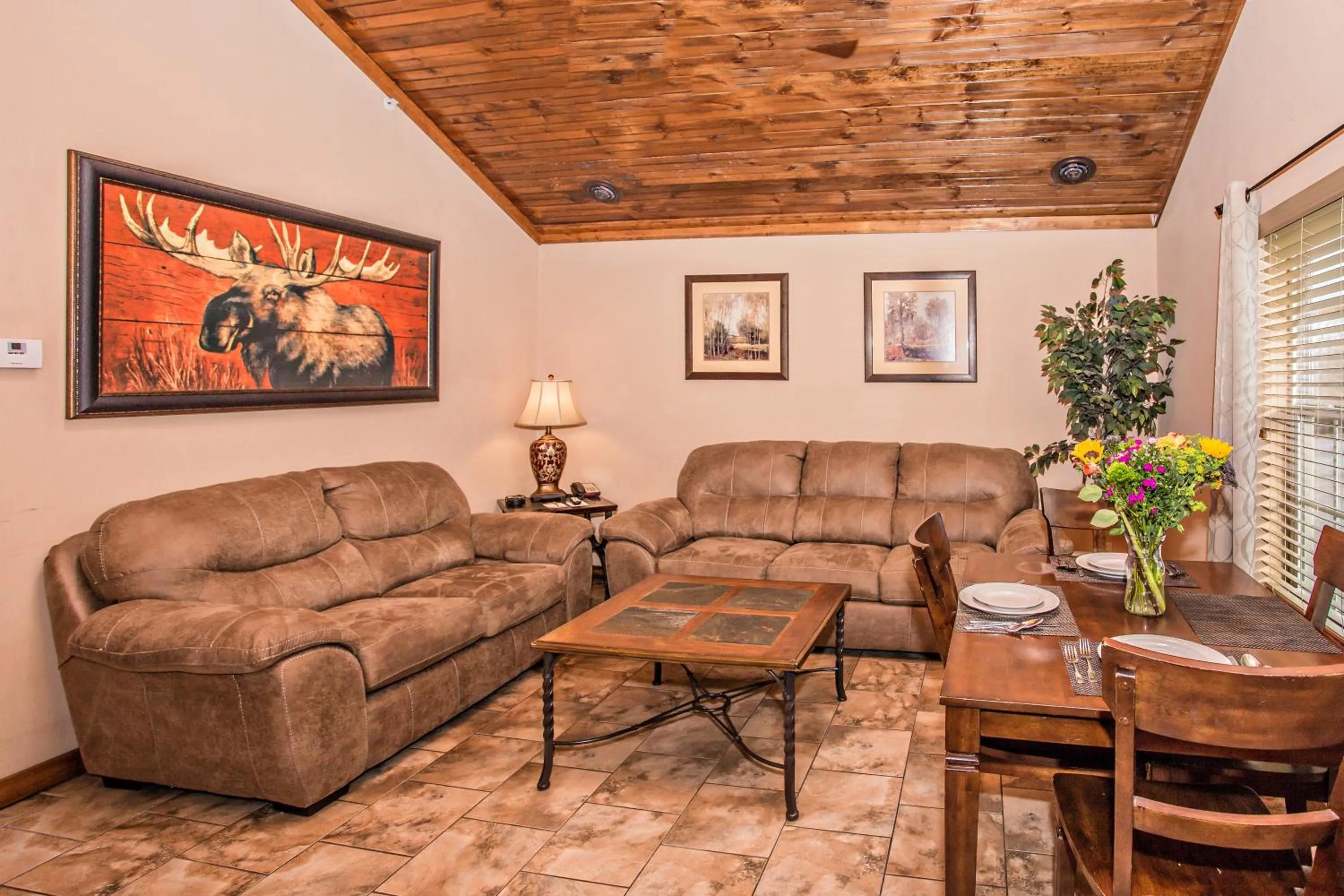 Living room in The Lodges of the Great Smoky Mountains