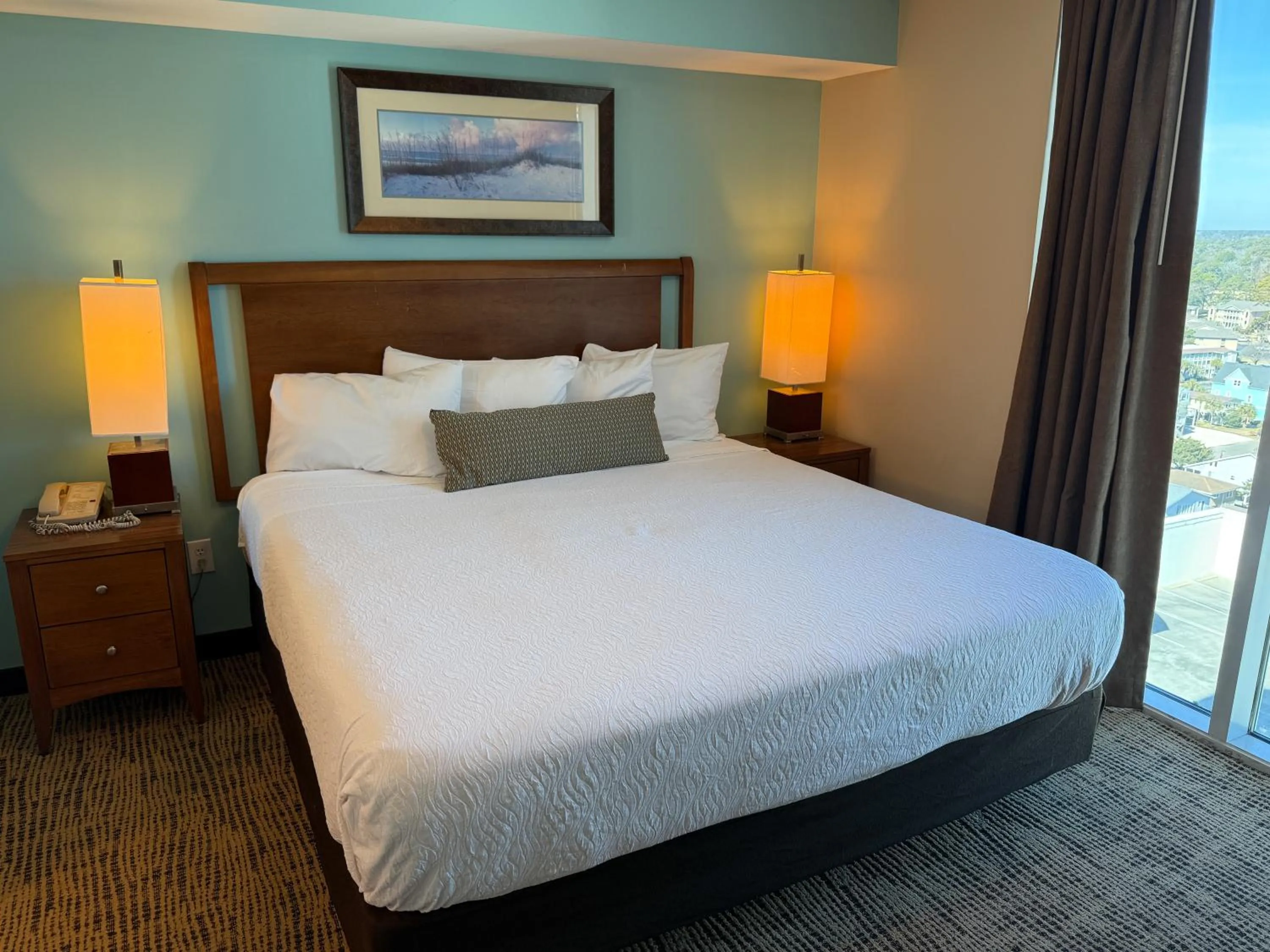 Bedroom, Bed in Towers at North Myrtle Beach