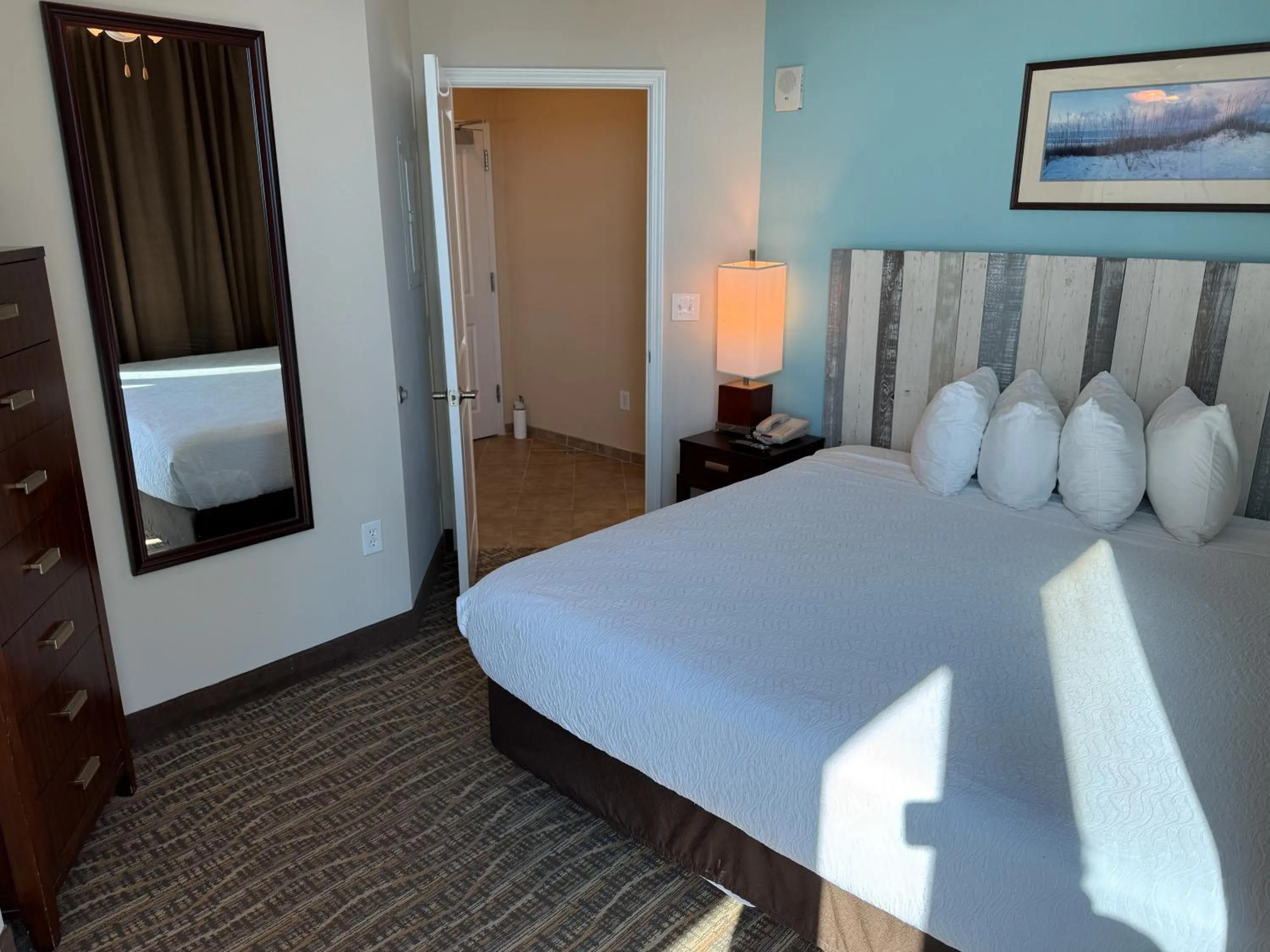 Bedroom, Bed in Towers at North Myrtle Beach