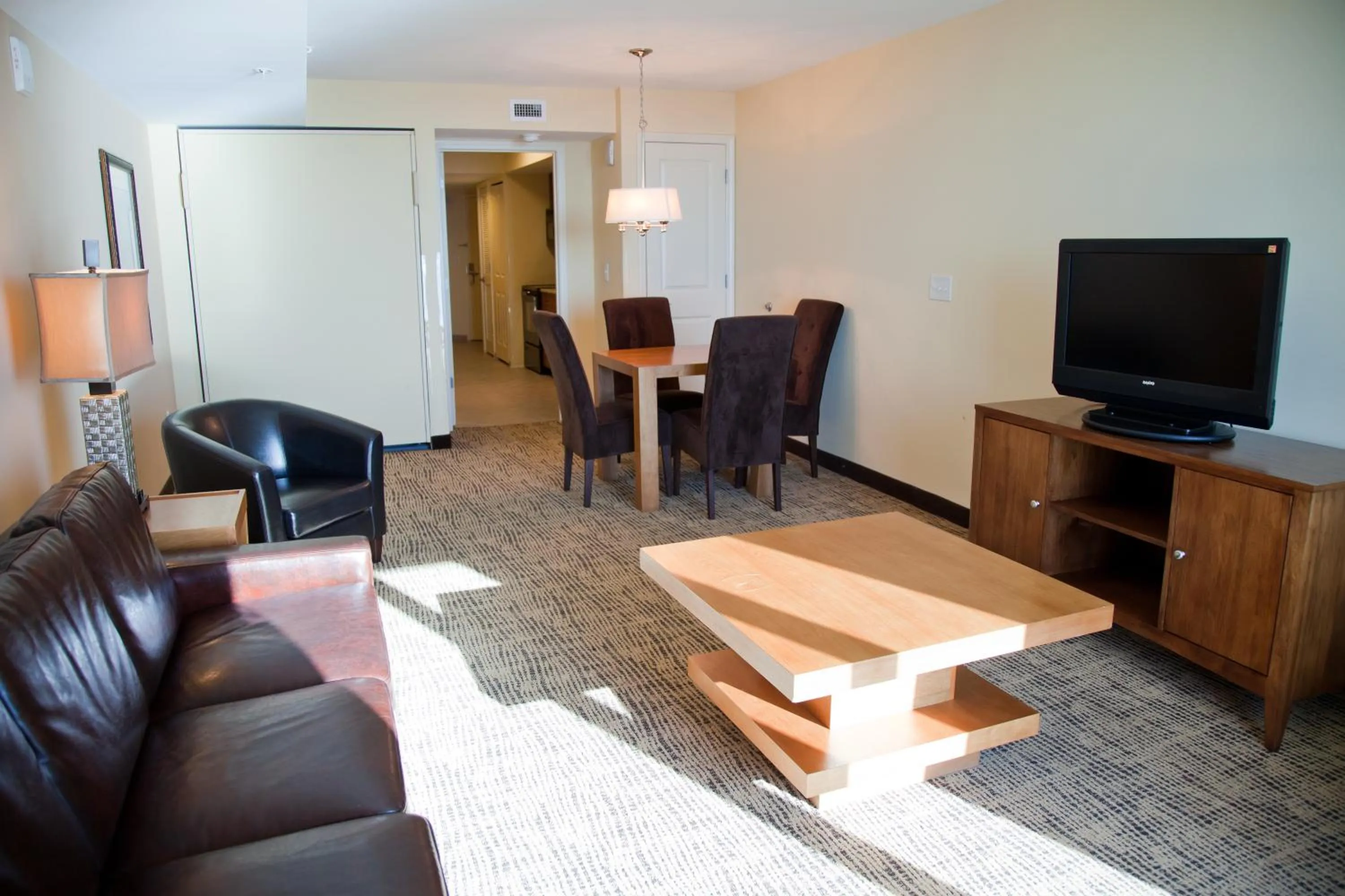 Living room in Towers at North Myrtle Beach