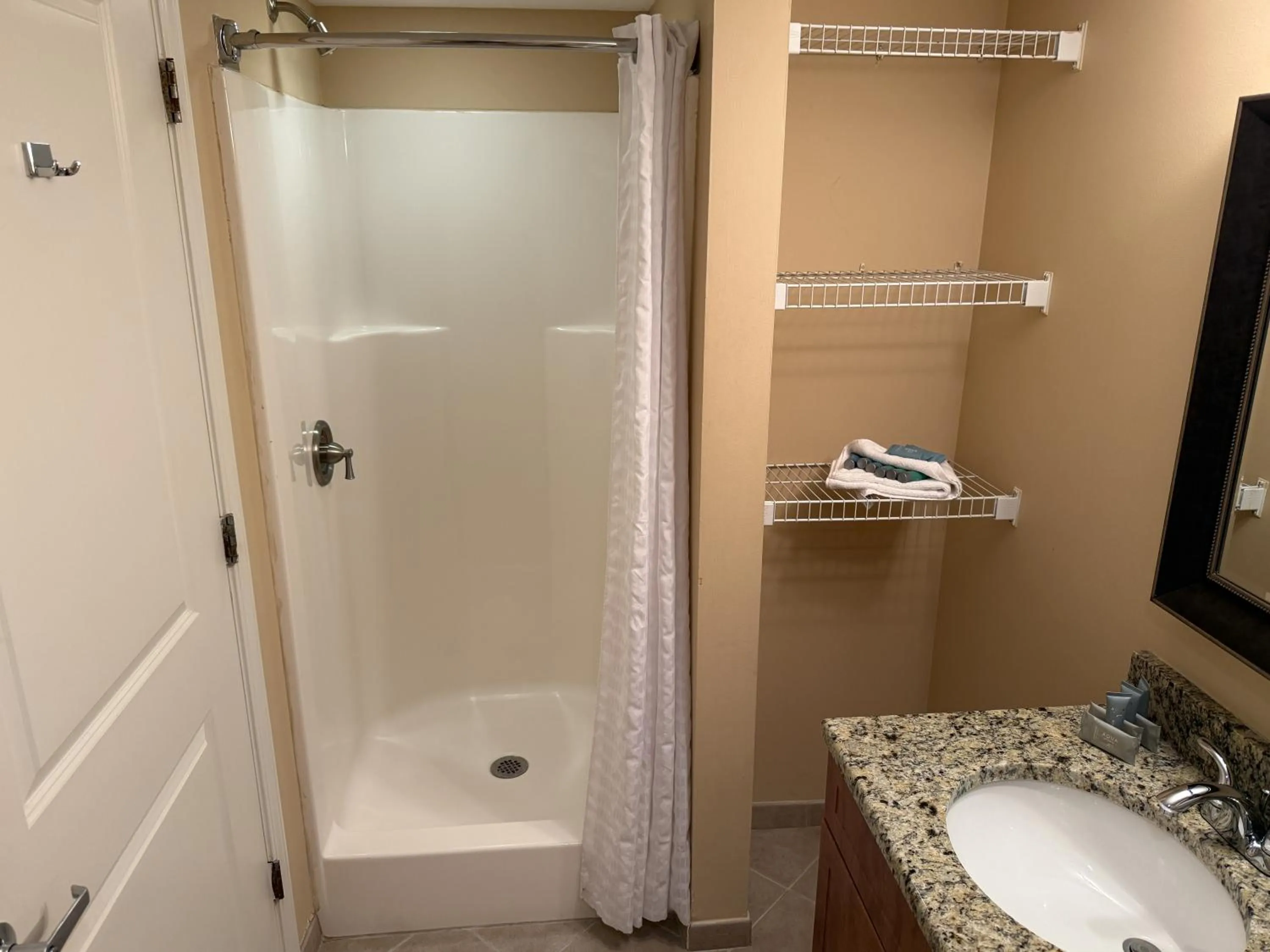 Shower in Towers at North Myrtle Beach