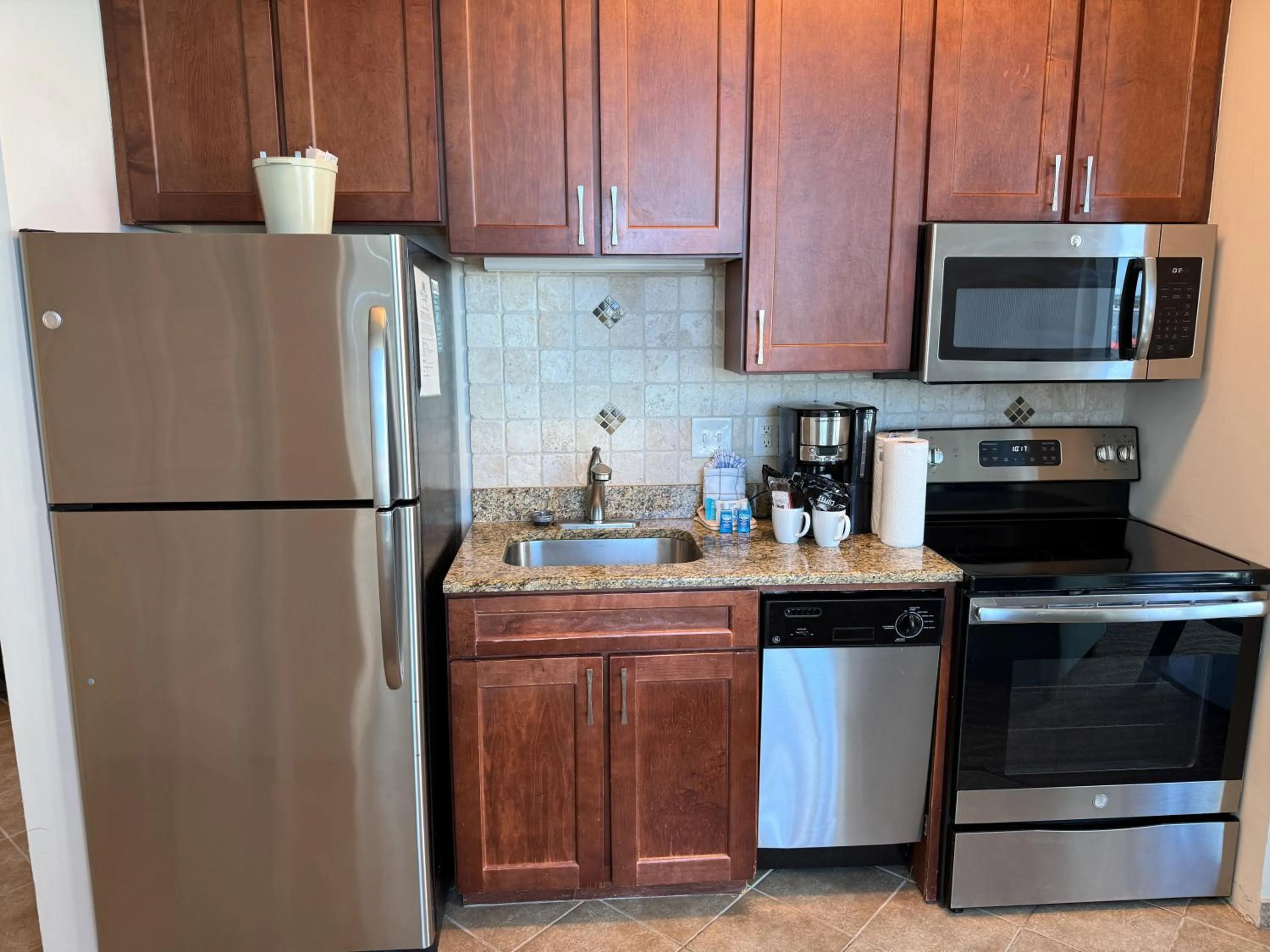 Kitchen or kitchenette in Towers at North Myrtle Beach