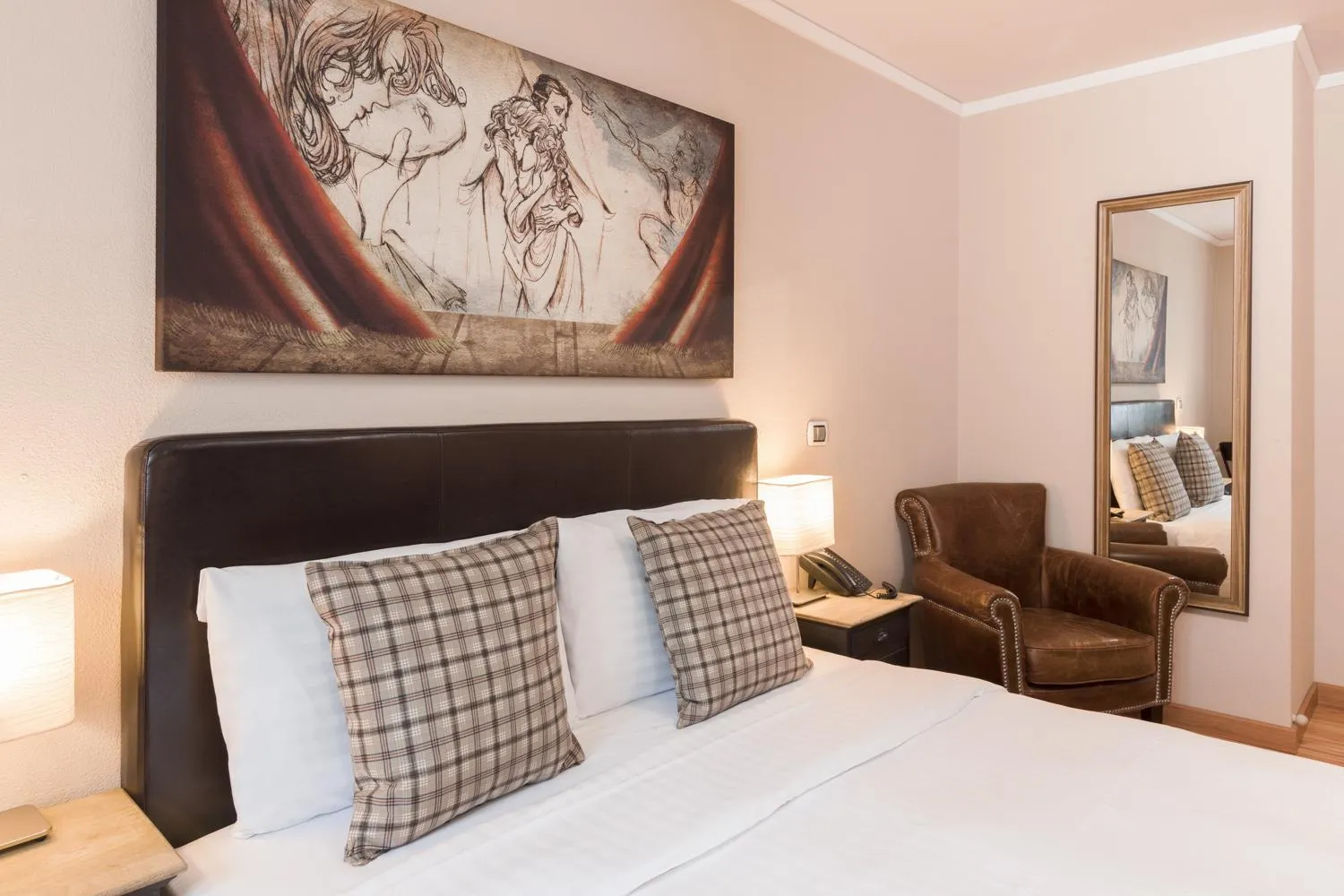 Bed in Auberge Communale de Carouge