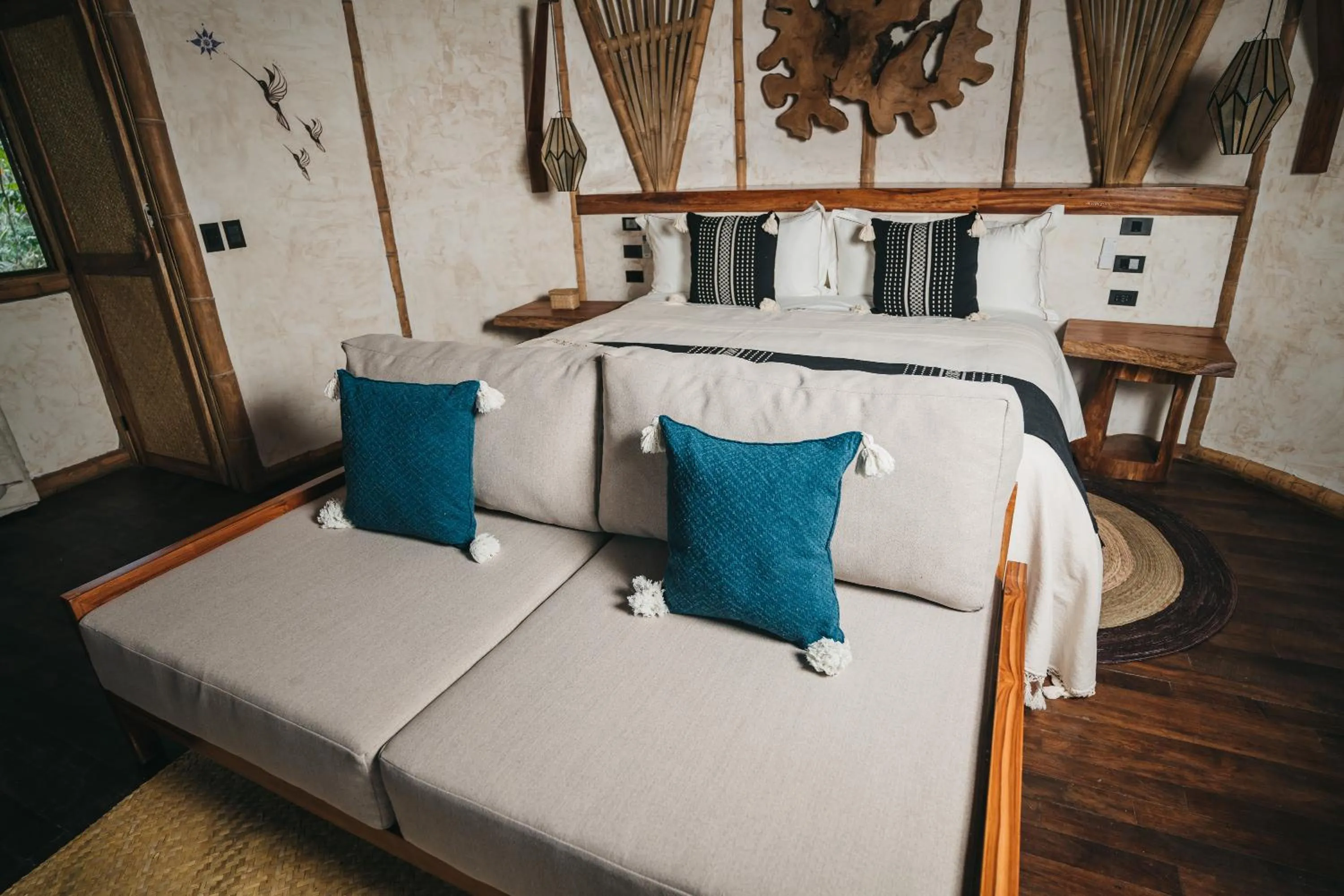 Bed in Kokoro Mio Hotel & Wellnes