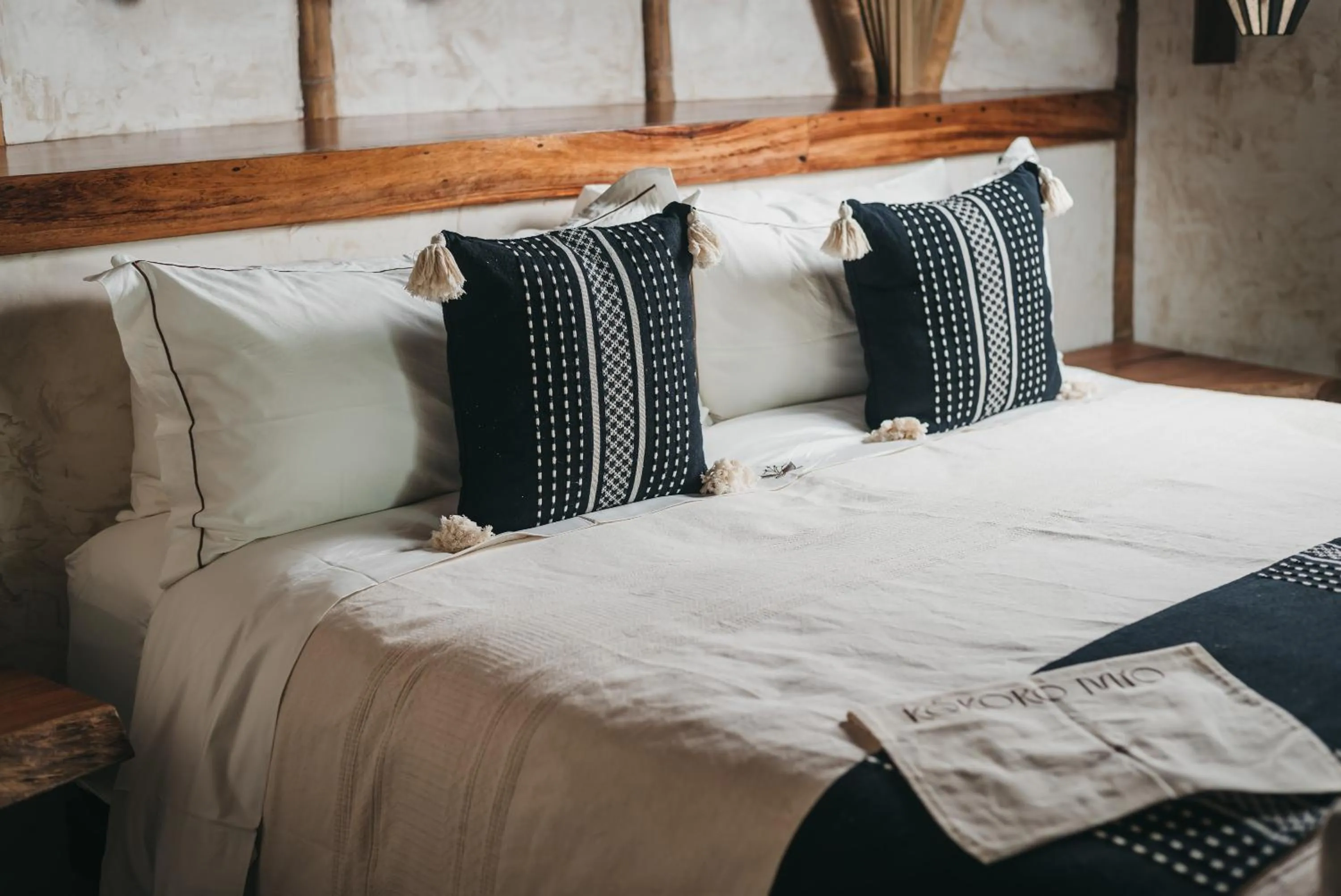 Bed in Kokoro Mio Hotel & Wellnes