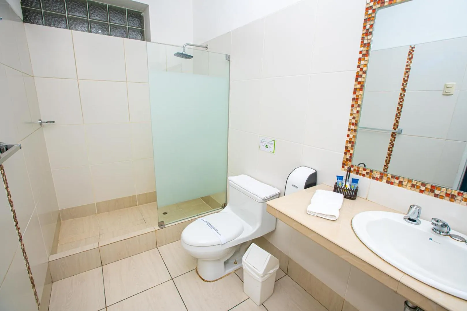 Shower in Posada Blanca Hotel Boutique