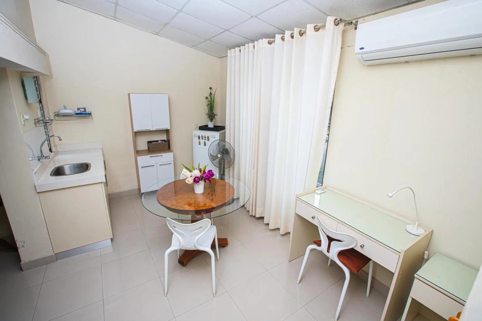 Kitchen or kitchenette in Posada Blanca Hotel Boutique