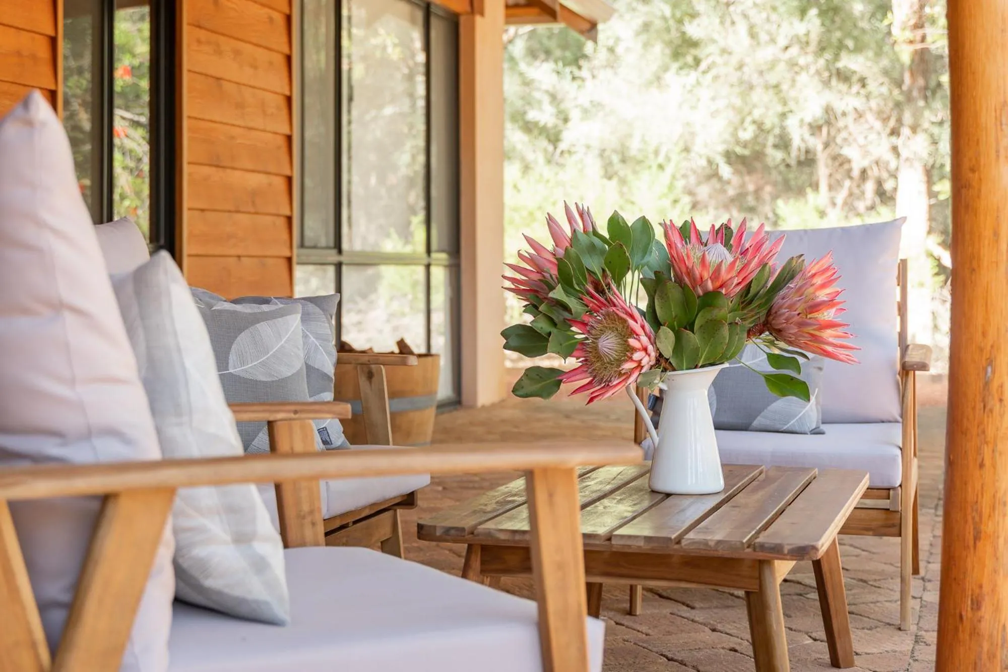 Patio in Forest Rise Chalets and Lodge