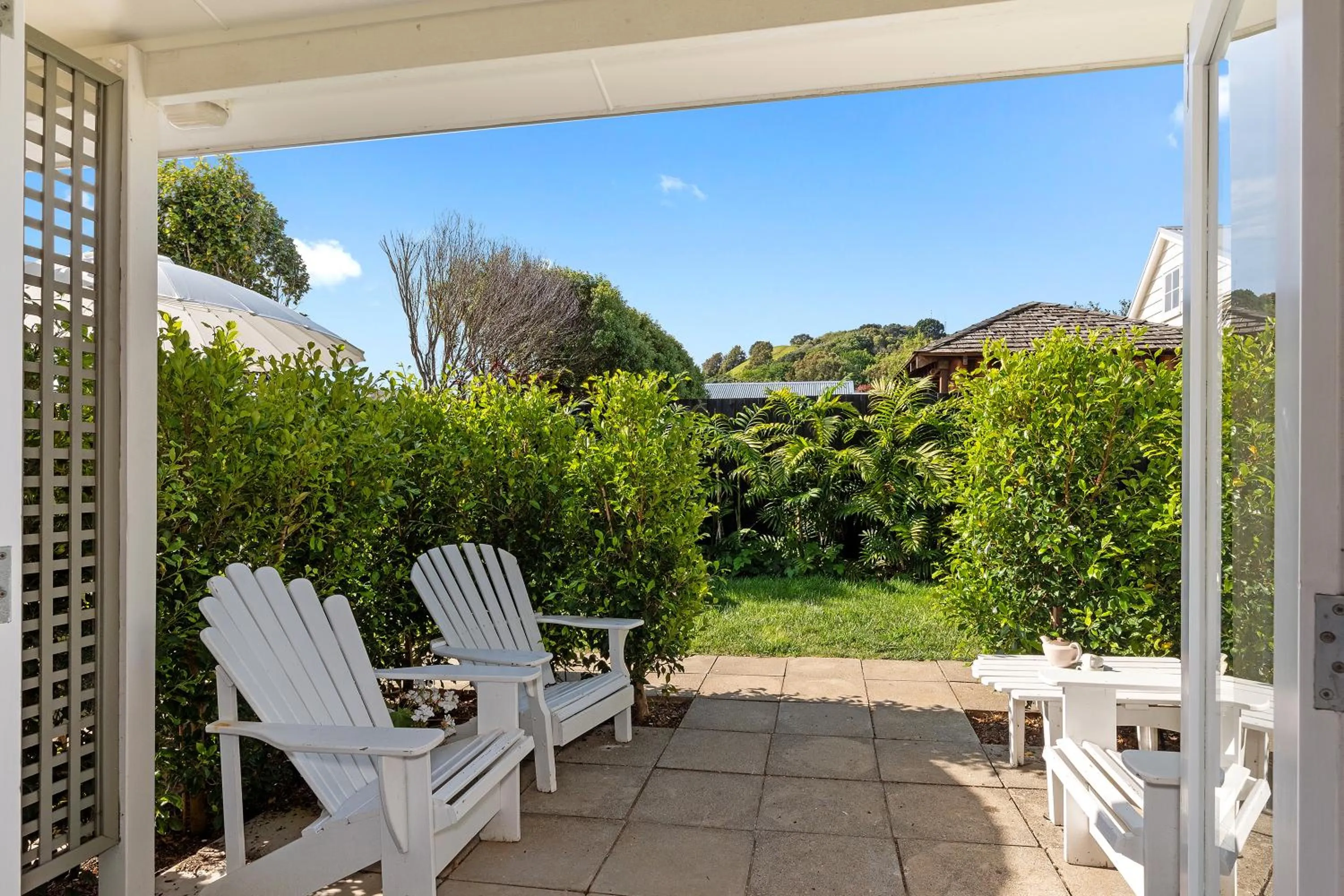Patio in Devonport Motel