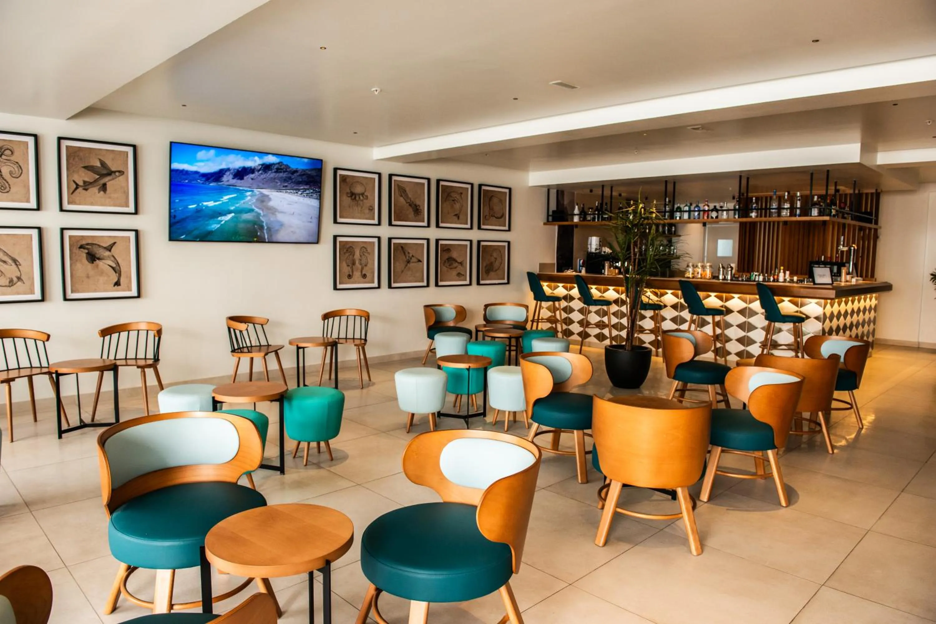 Lounge or bar in Aequora Lanzarote Suites