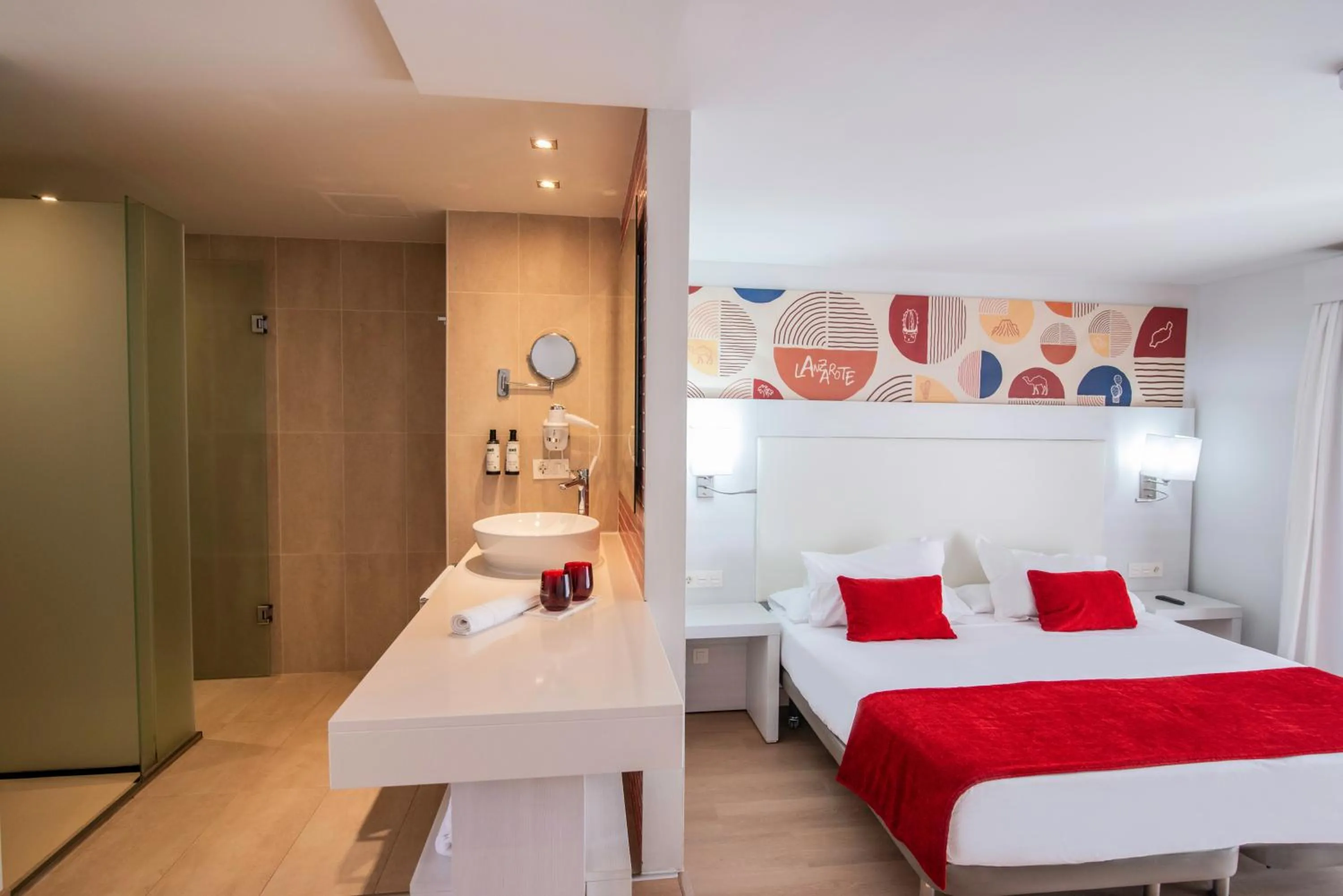 Property building, Bed in Aequora Lanzarote Suites