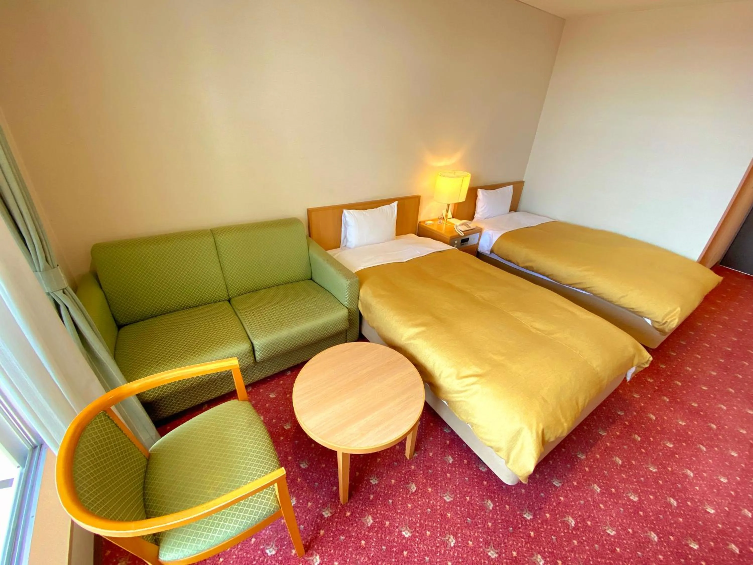 Bed in Hotel Lavenir