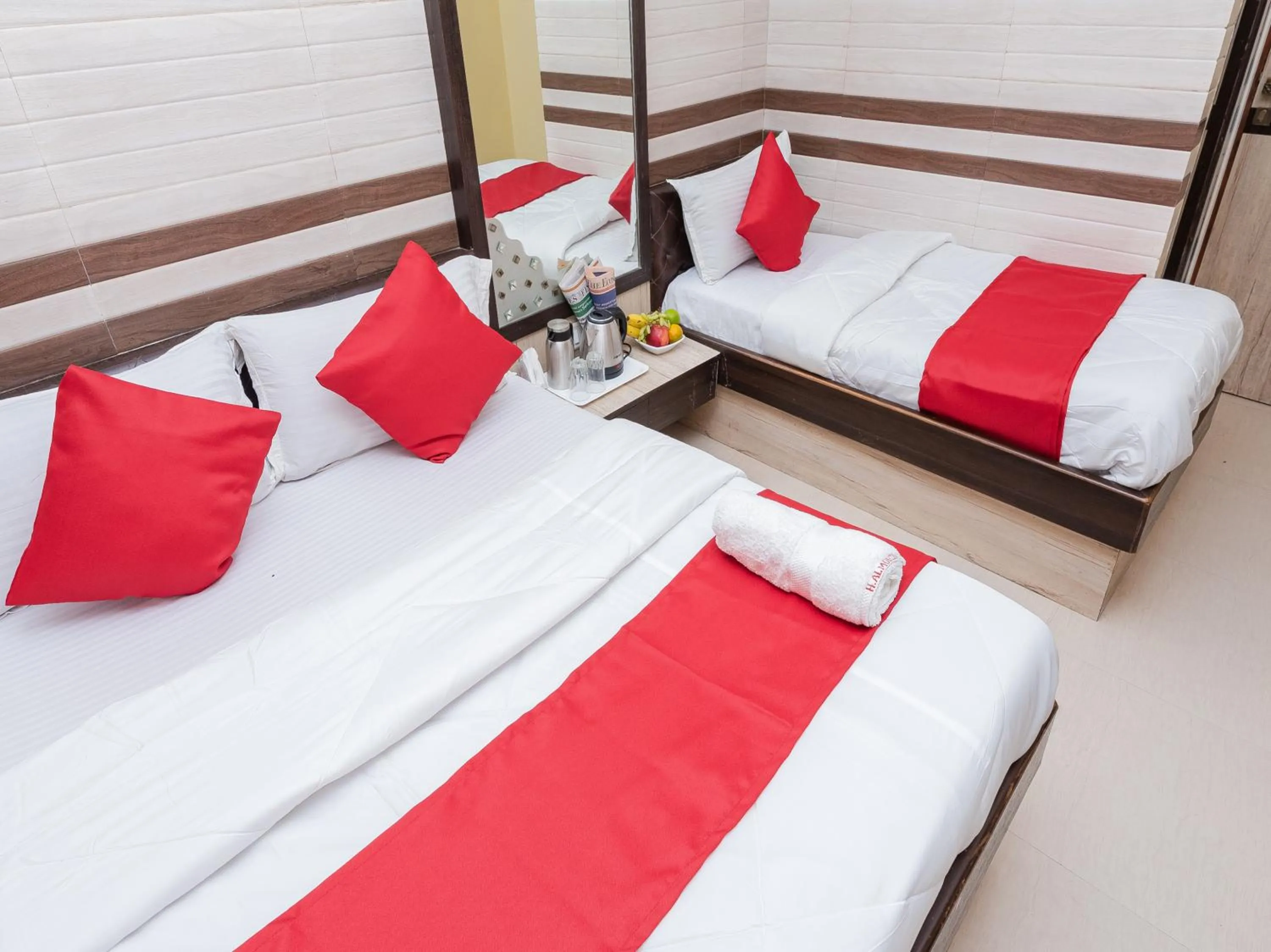 Bed in Hotel Al Moazin