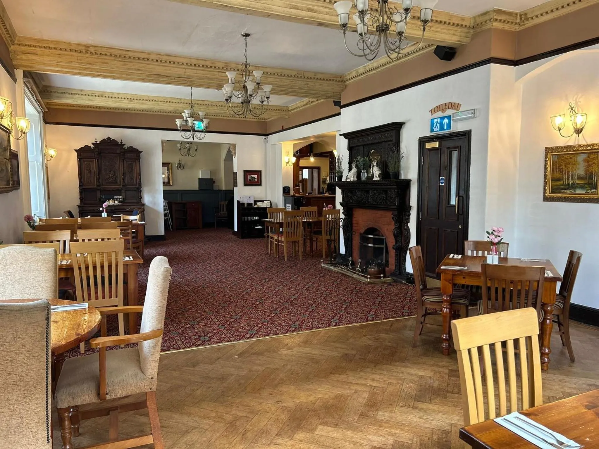 Dining area in The Bull Hotel