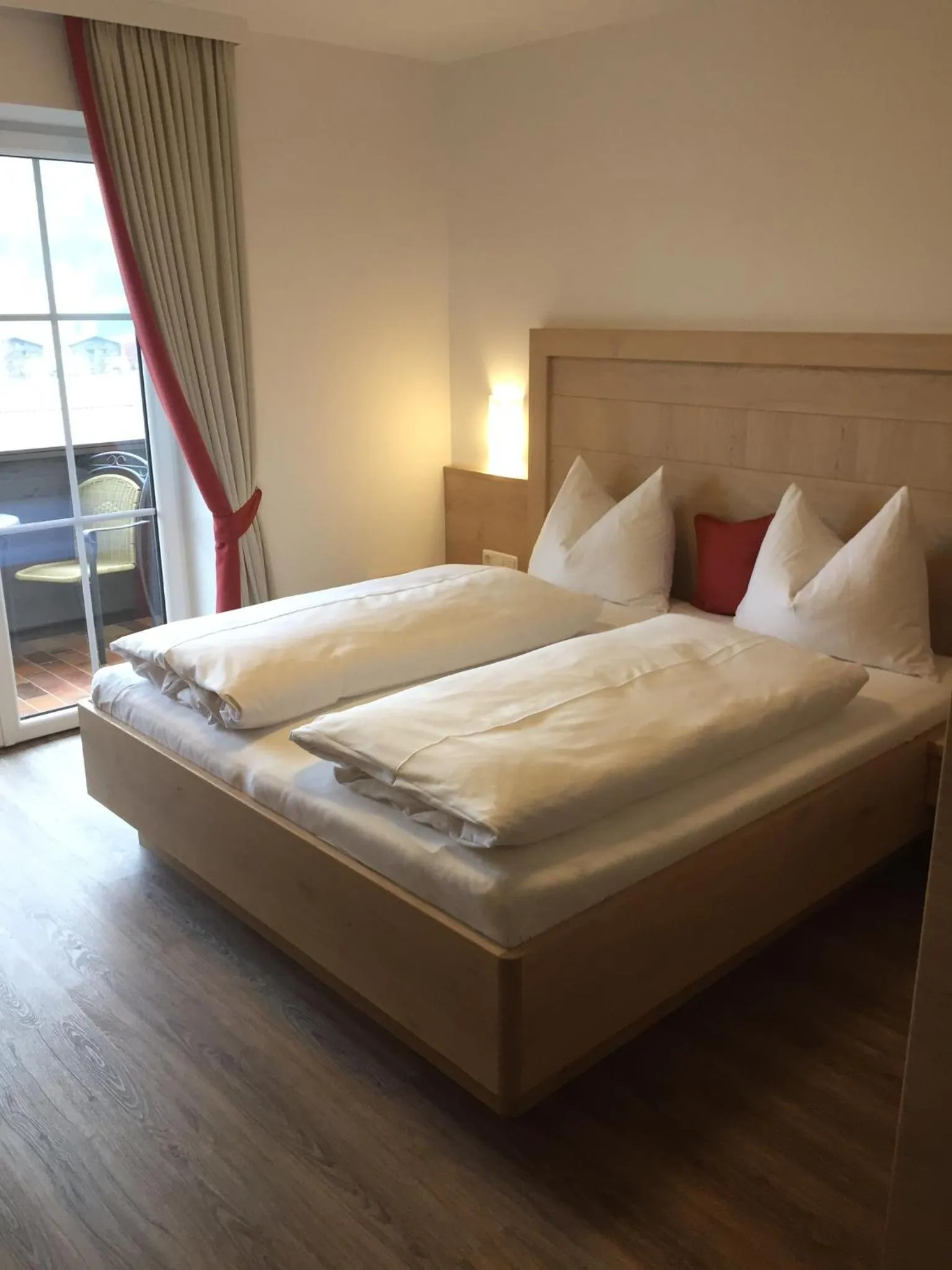 Bed in Hotel Garni Ingeborg