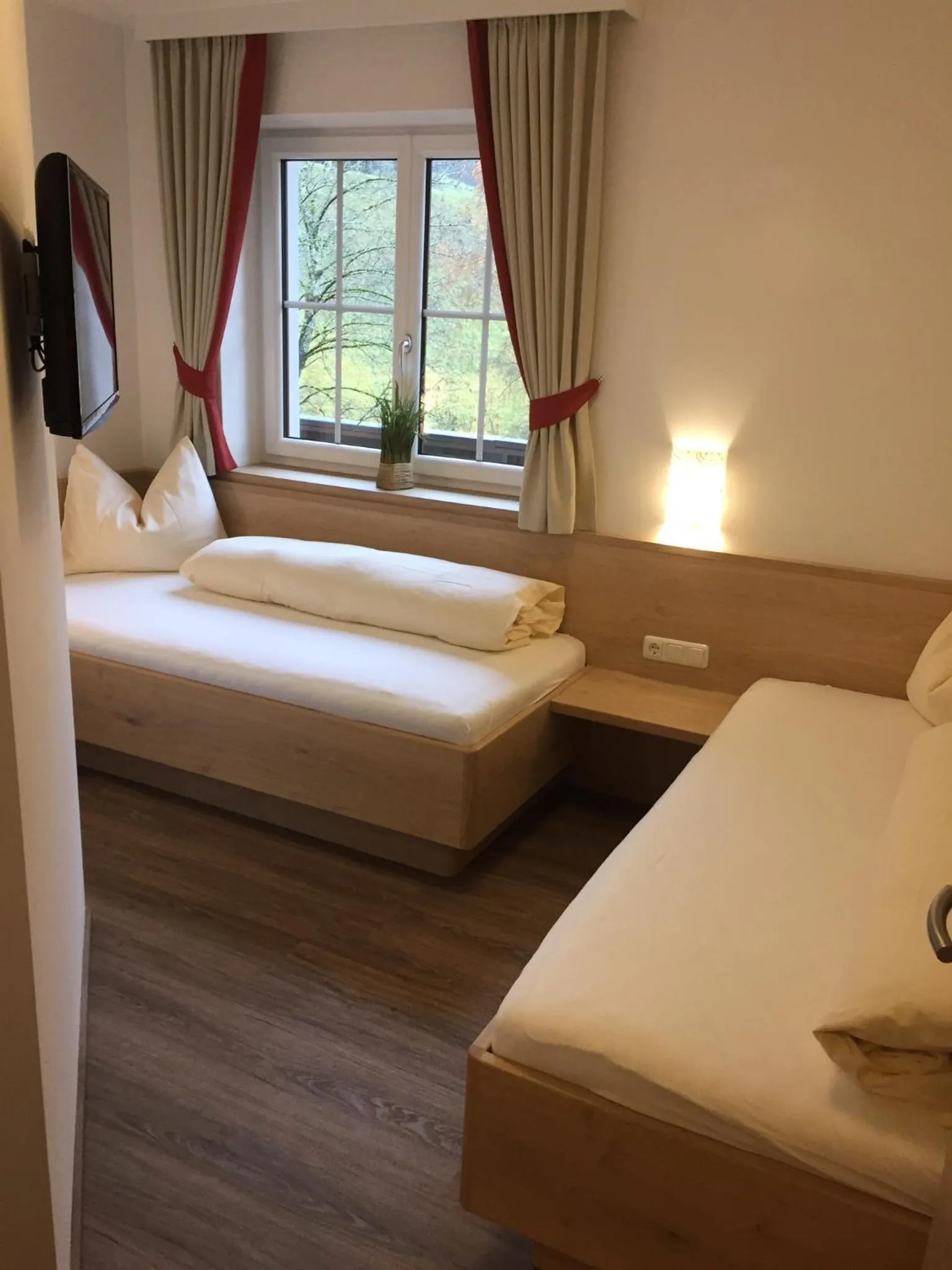 Bed in Hotel Garni Ingeborg