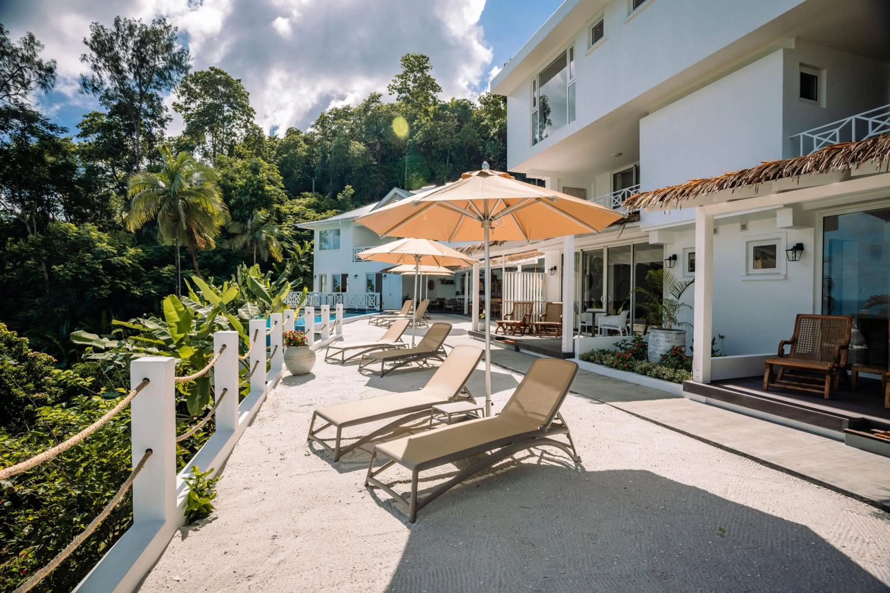 Property building in The Bay Seychelles Boutique Hotel and Apartments