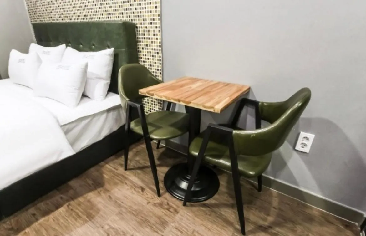 Bed in The Sharp Hotel