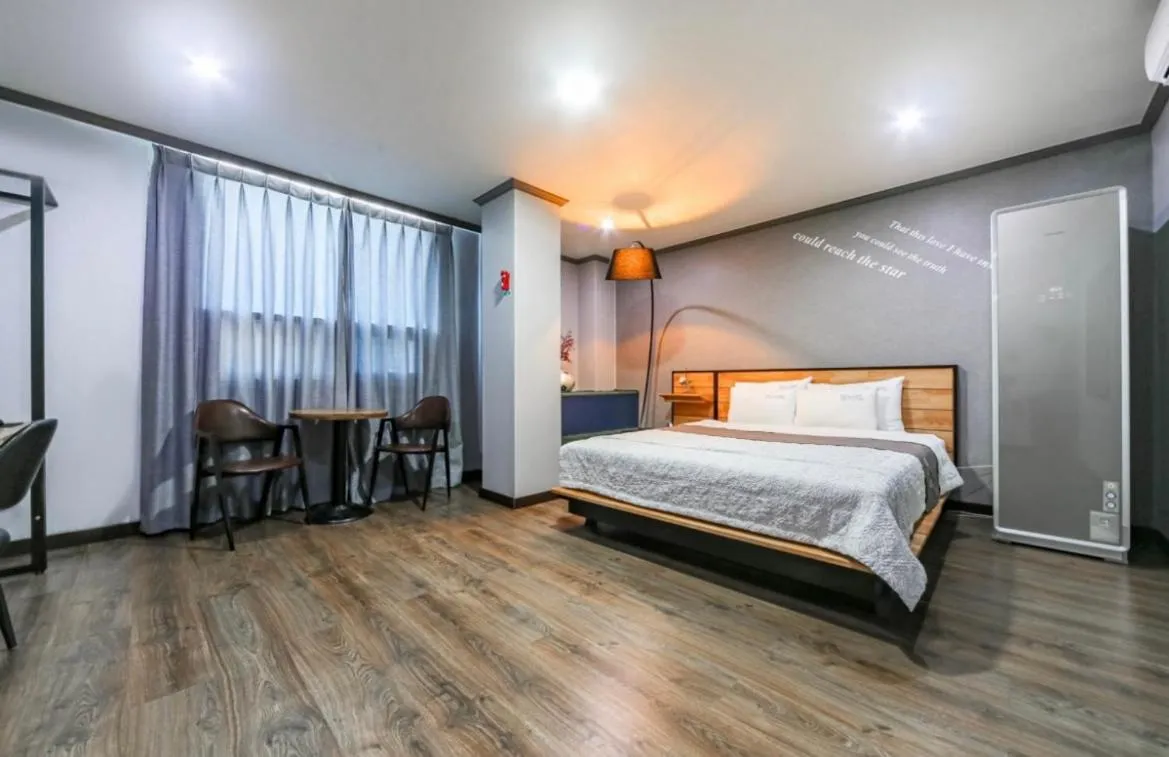 Bed in The Sharp Hotel