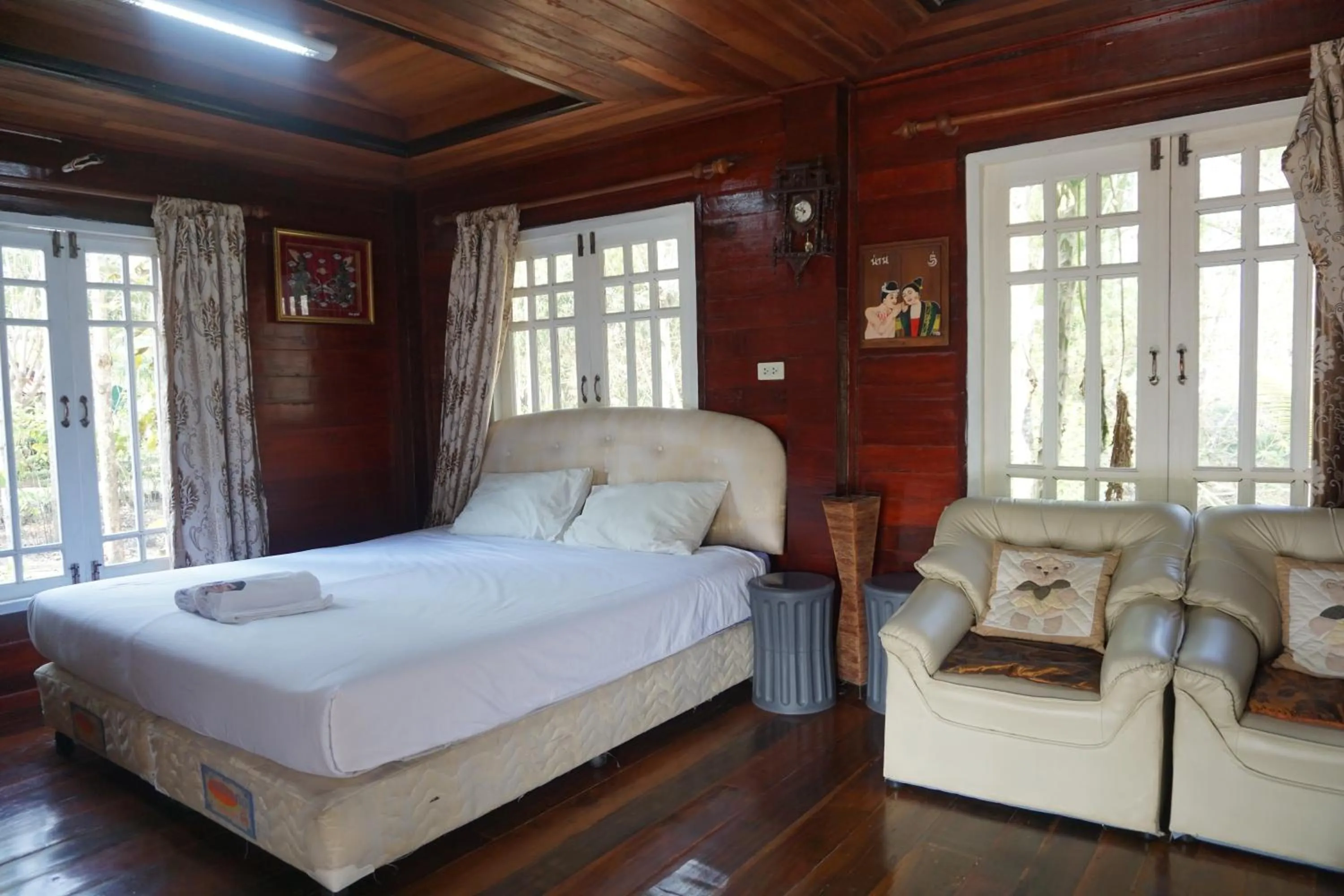 Bed in Samnaree Garden House