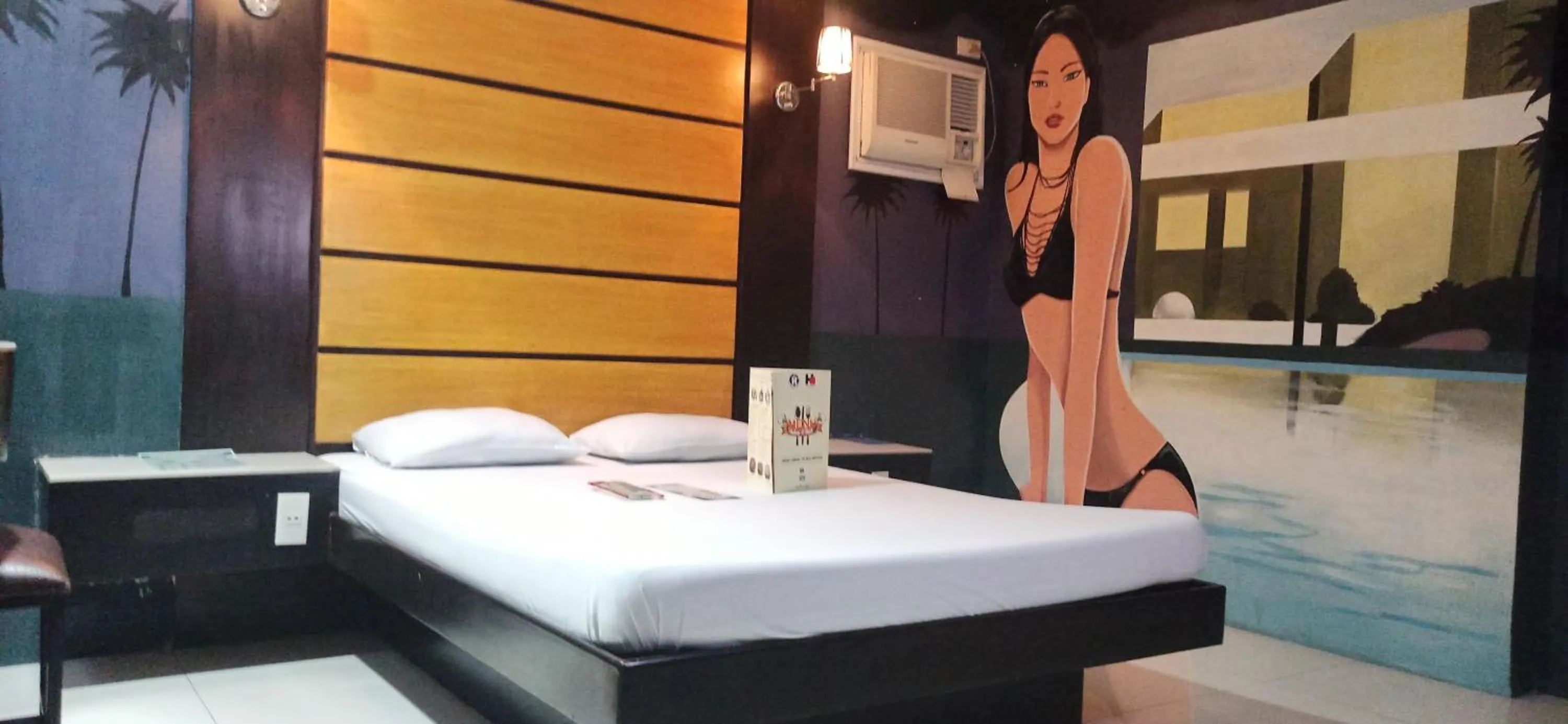 Bed in Harts Hotel-Quezon City