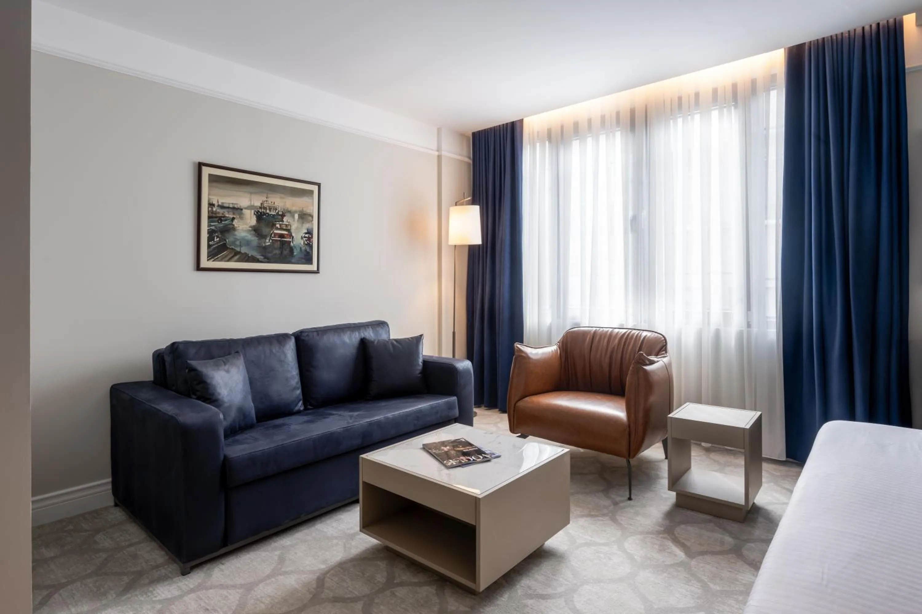 Seating area in Noble Pangaltı