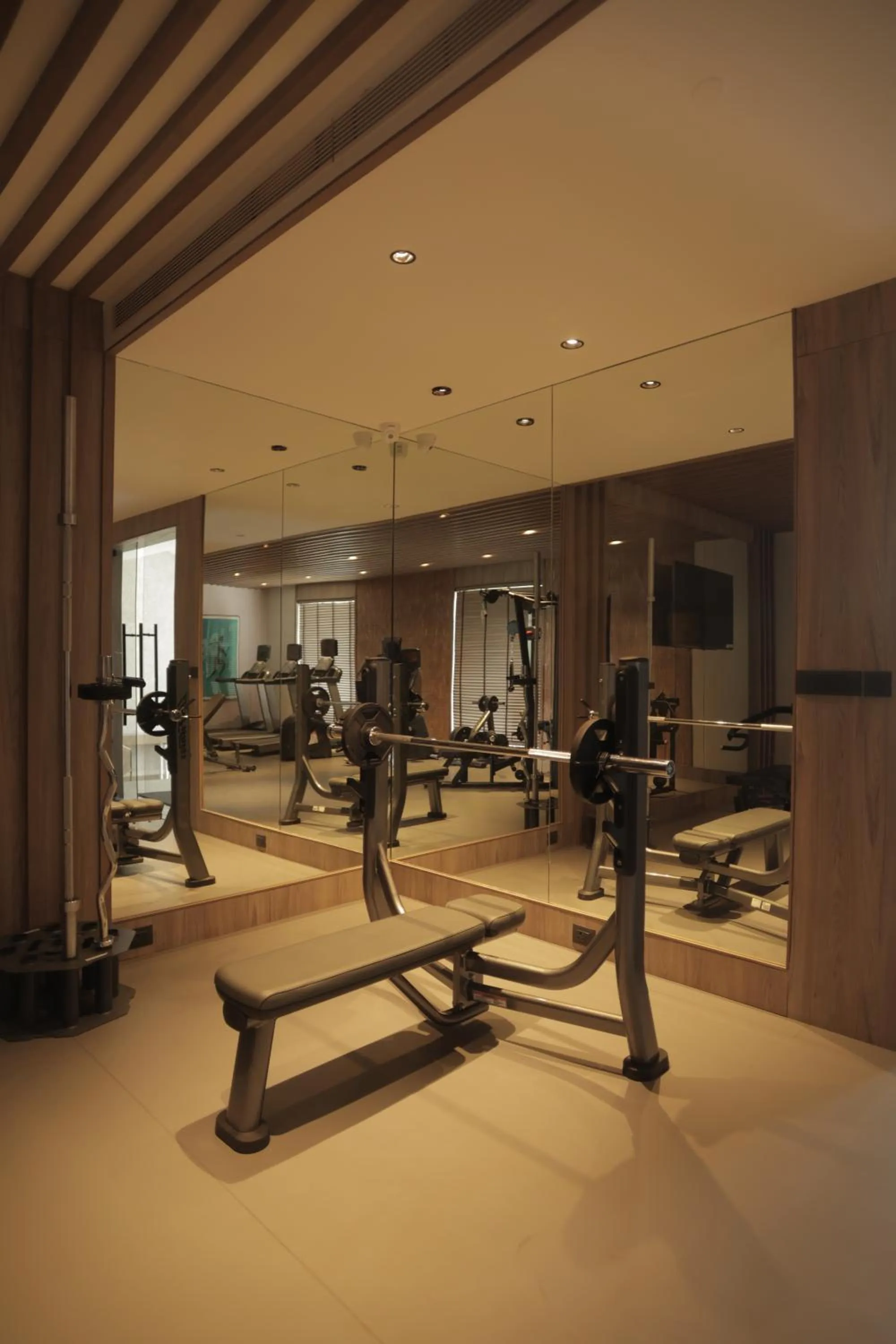 Fitness centre/facilities in Radisson Resort Hatgad Saputara