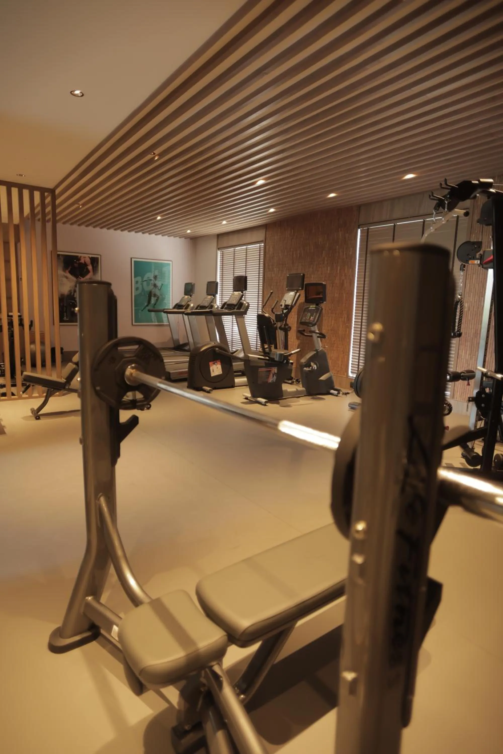 Fitness centre/facilities in Radisson Resort Hatgad Saputara
