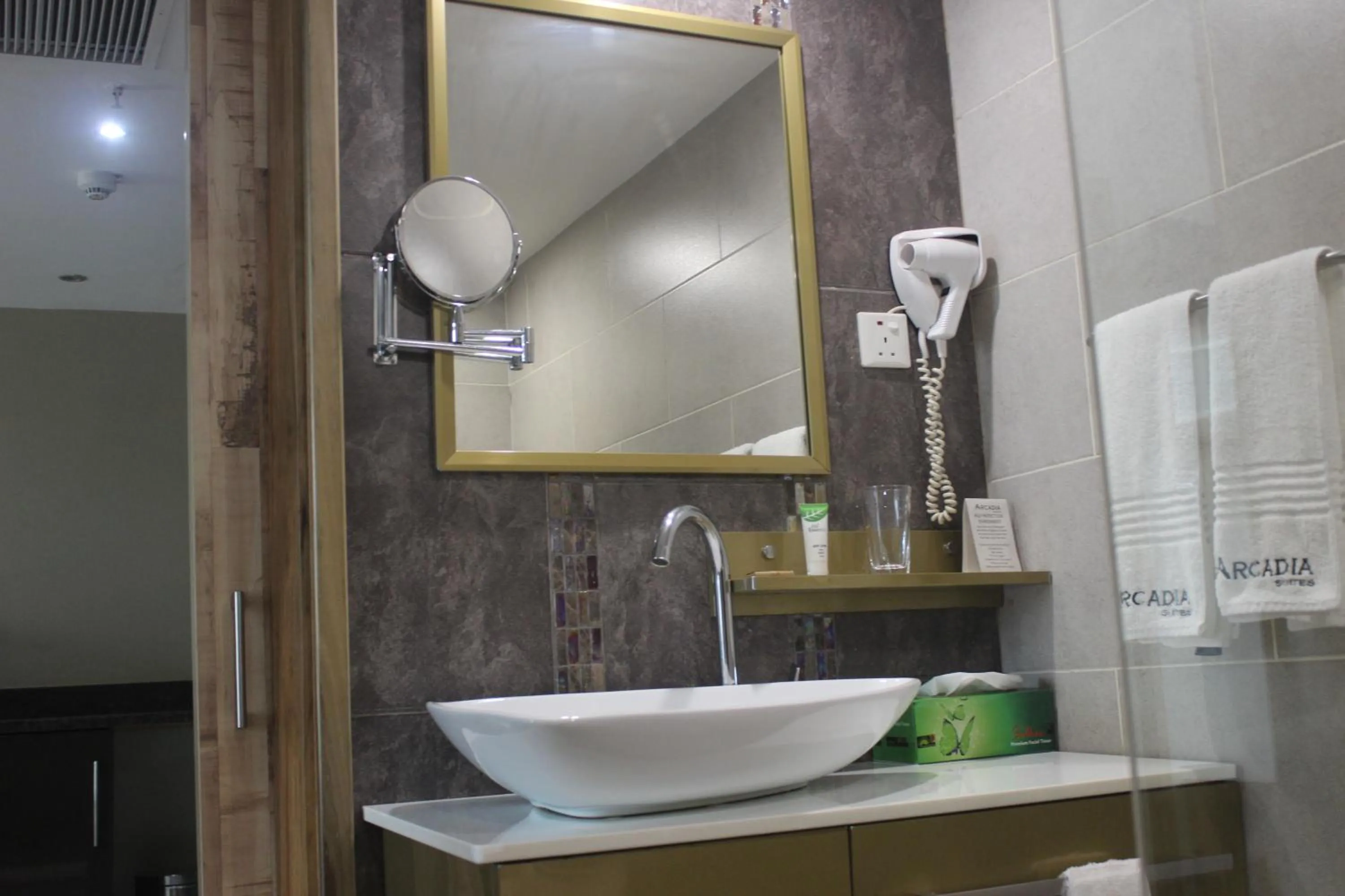 Bathroom in Arcadia Suites - Kampala