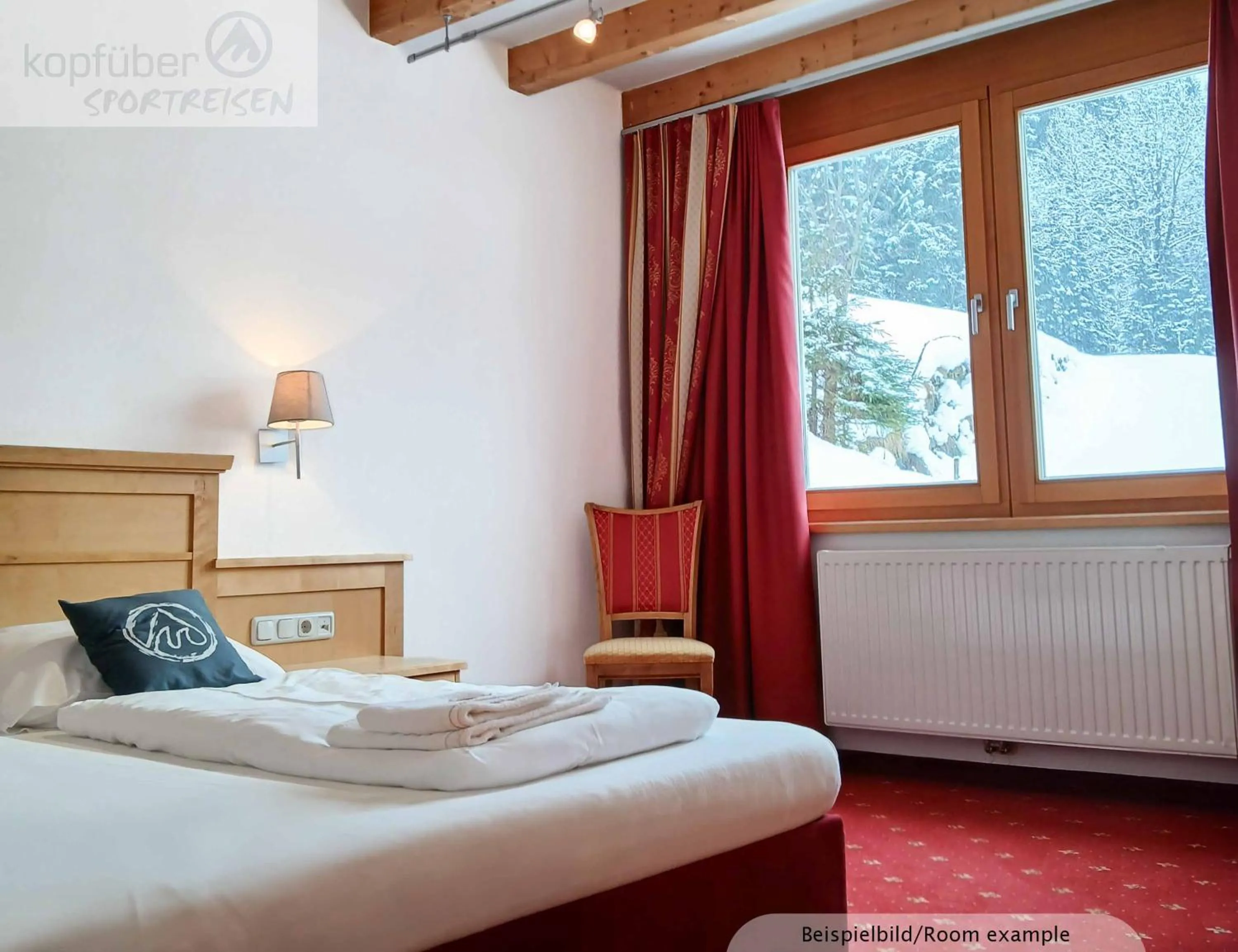 Bed in Sporthotel Christophorus