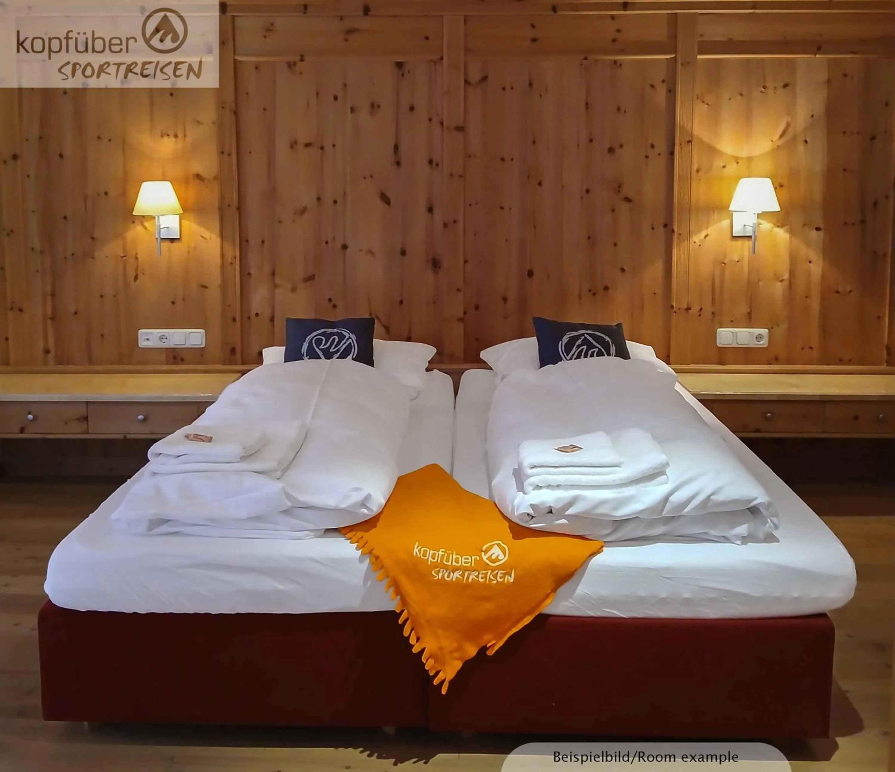 Bed in Sporthotel Christophorus