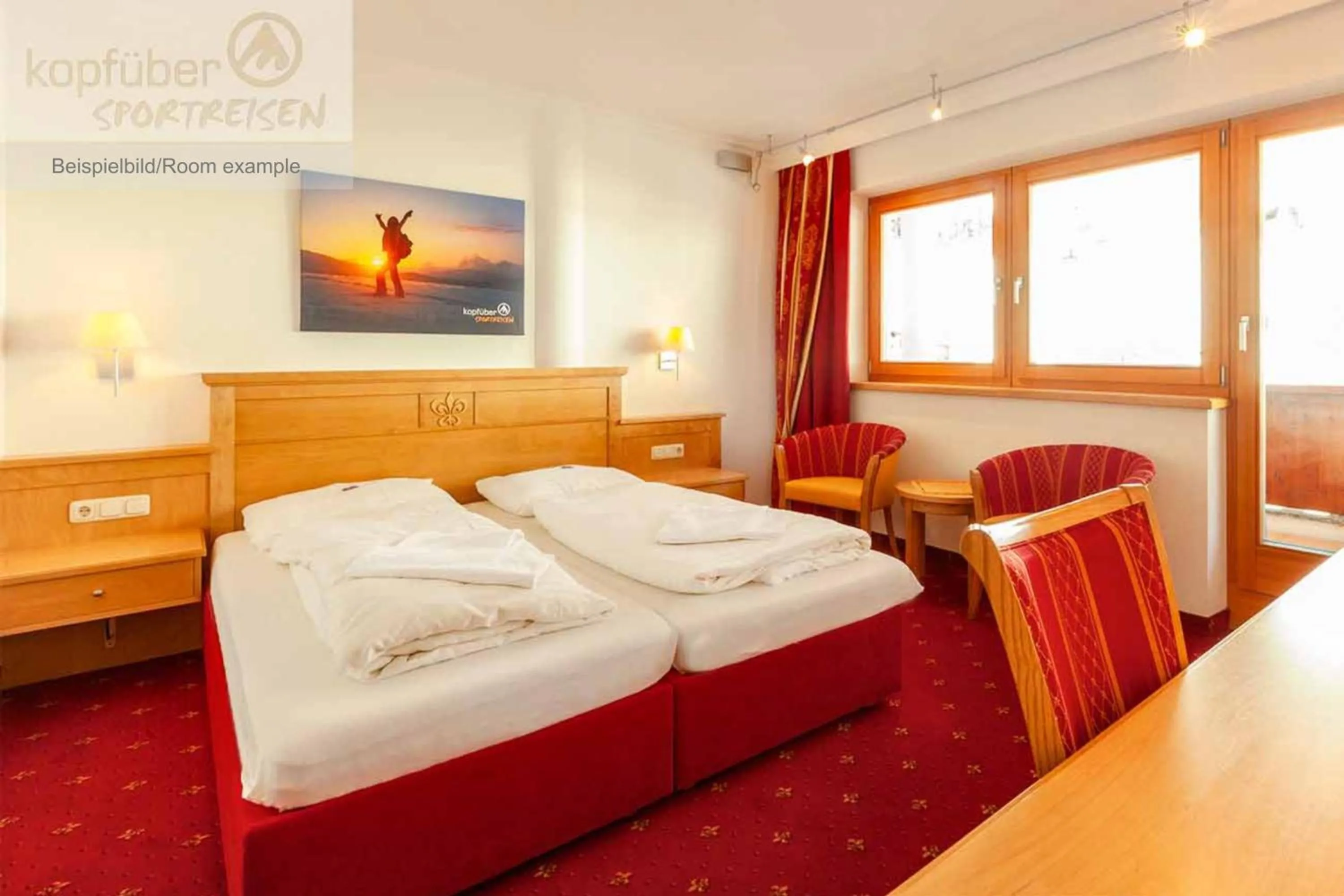 Bed in Sporthotel Christophorus