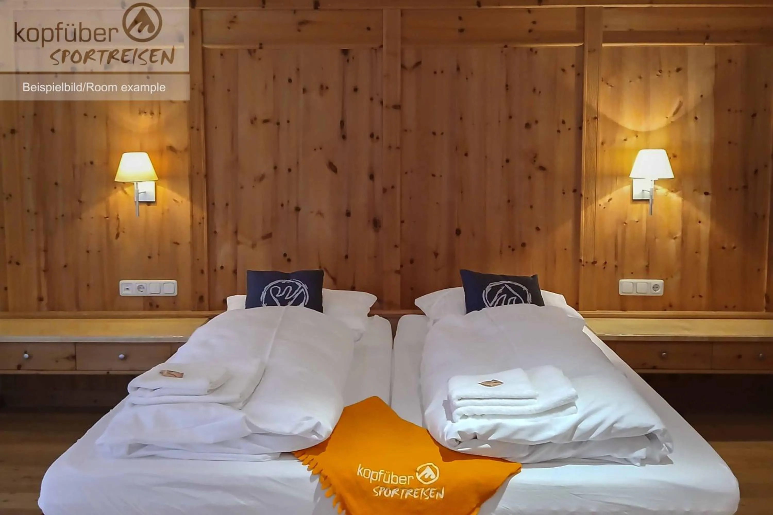 Bed in Sporthotel Christophorus