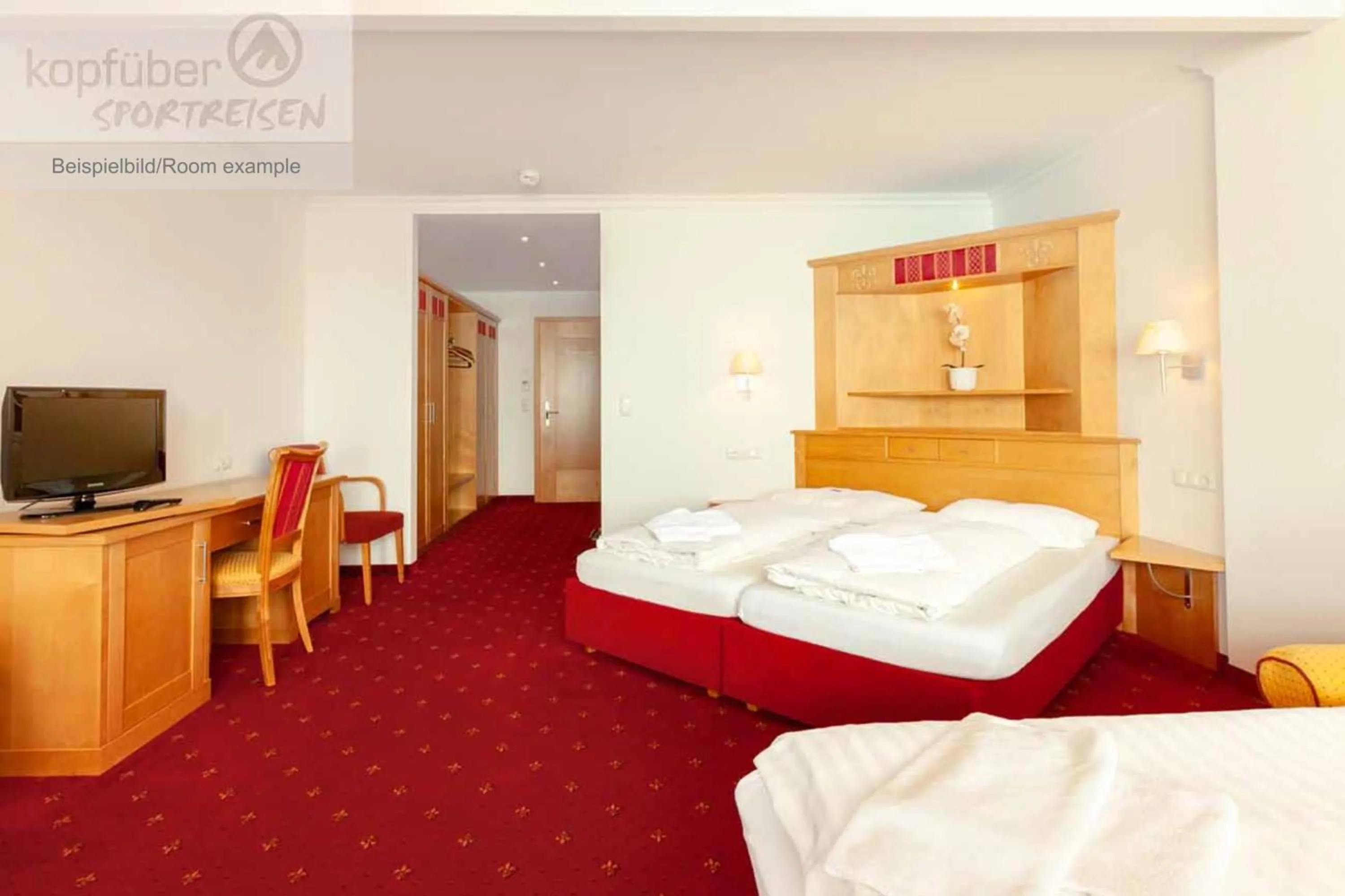 Bed in Sporthotel Christophorus