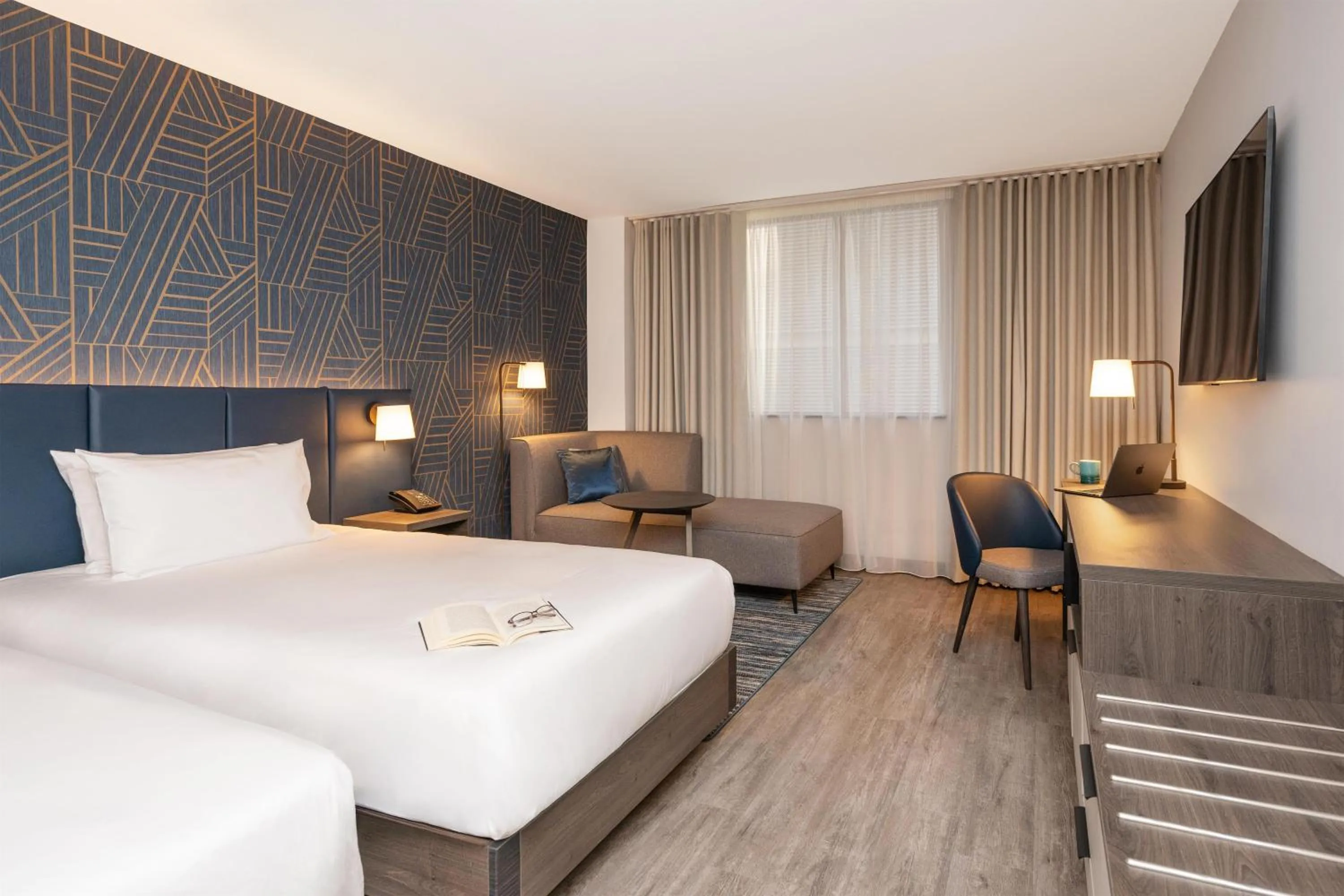 Bedroom, Bed in Hyatt Place Leeds