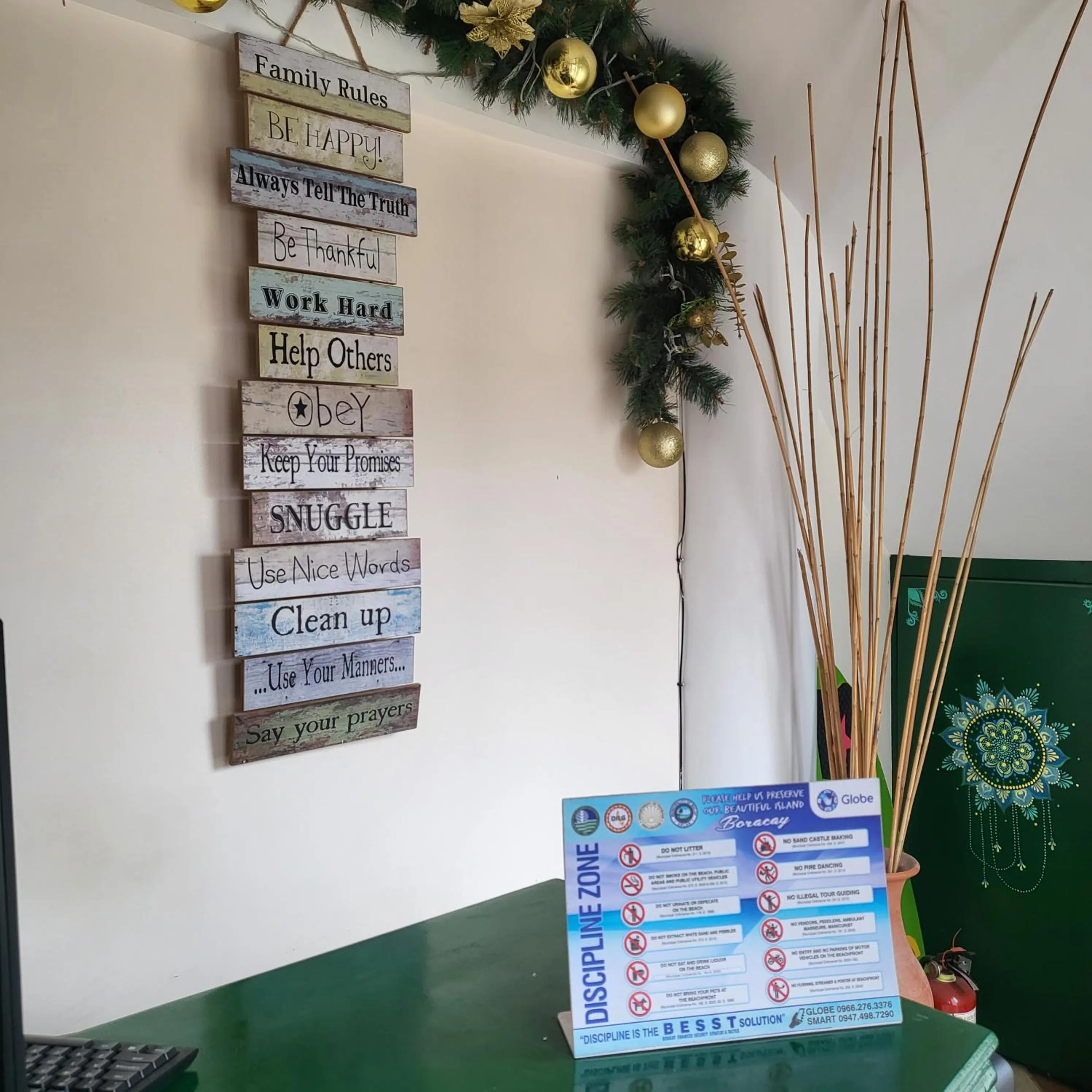 Lobby or reception in Green Monkey Resort Boracay