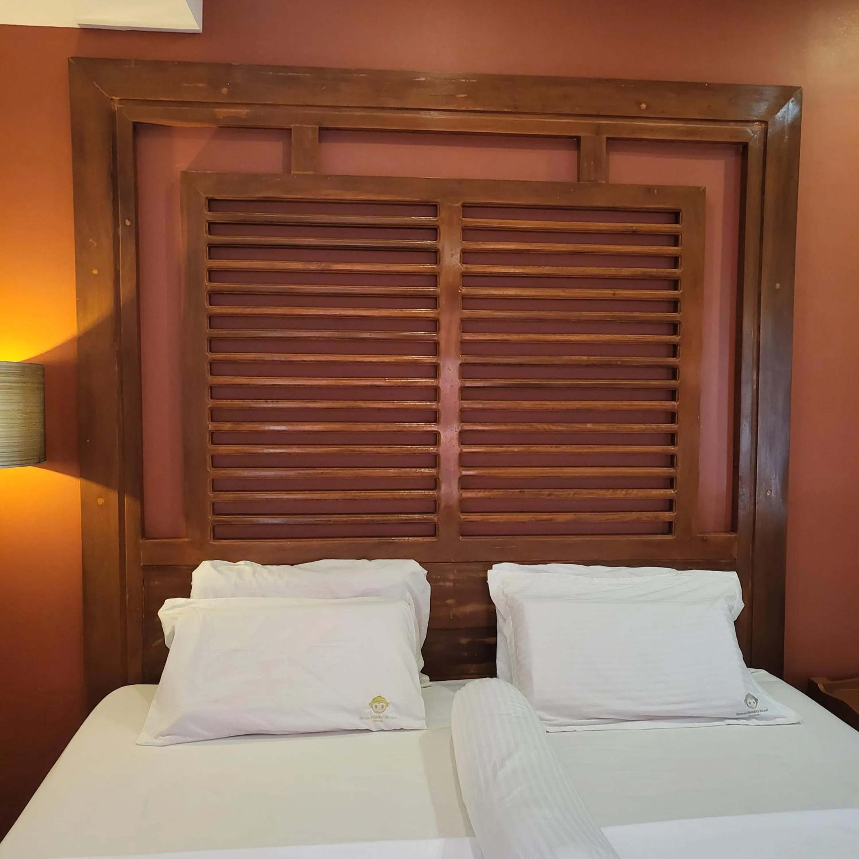 Bed in Green Monkey Resort Boracay