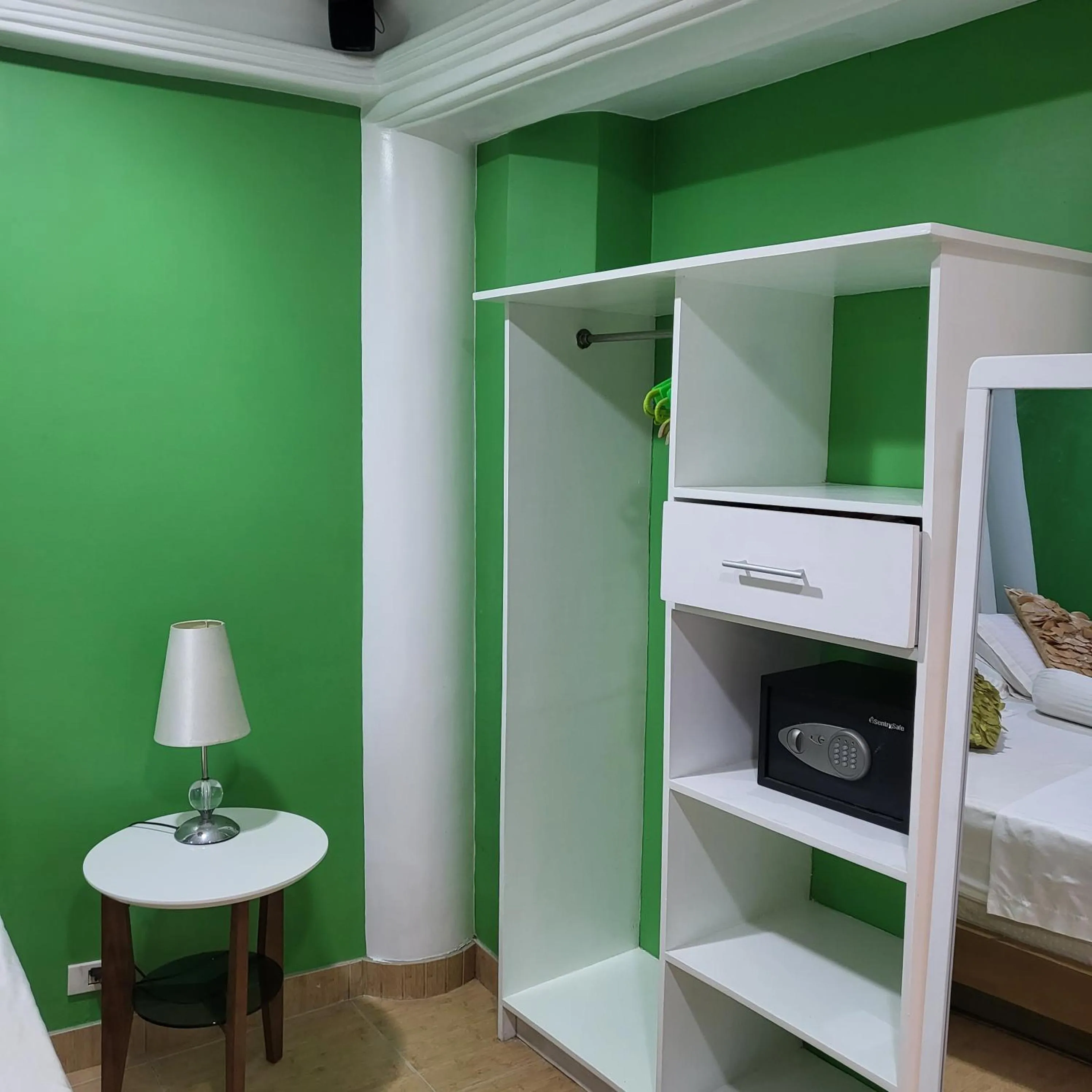 wardrobe, Bed in Green Monkey Resort Boracay
